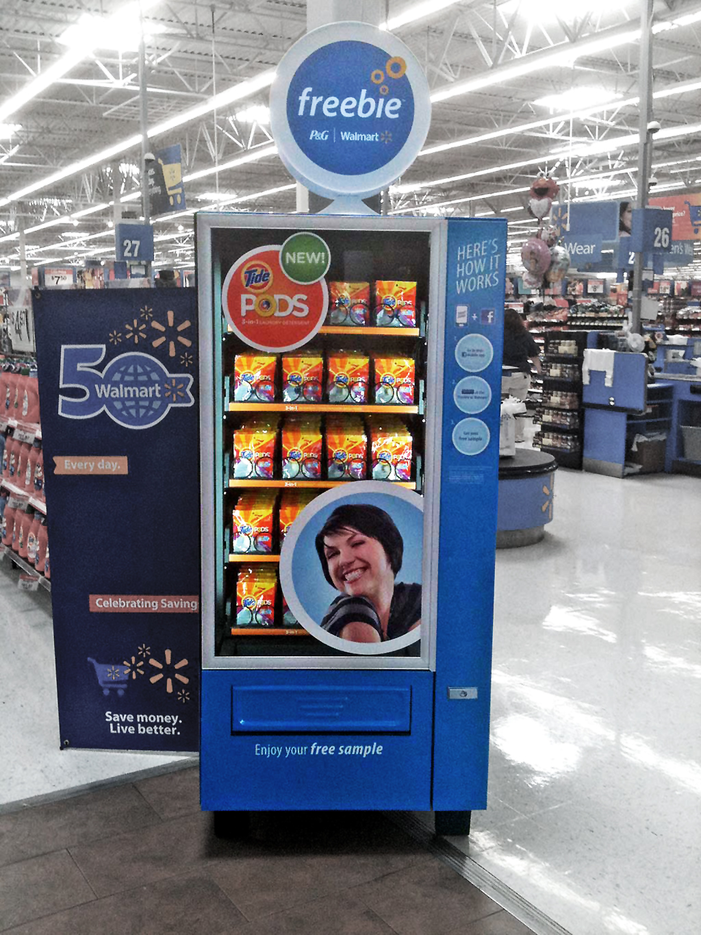 Freebie Sample Vending Machine by Brent Wingfield at