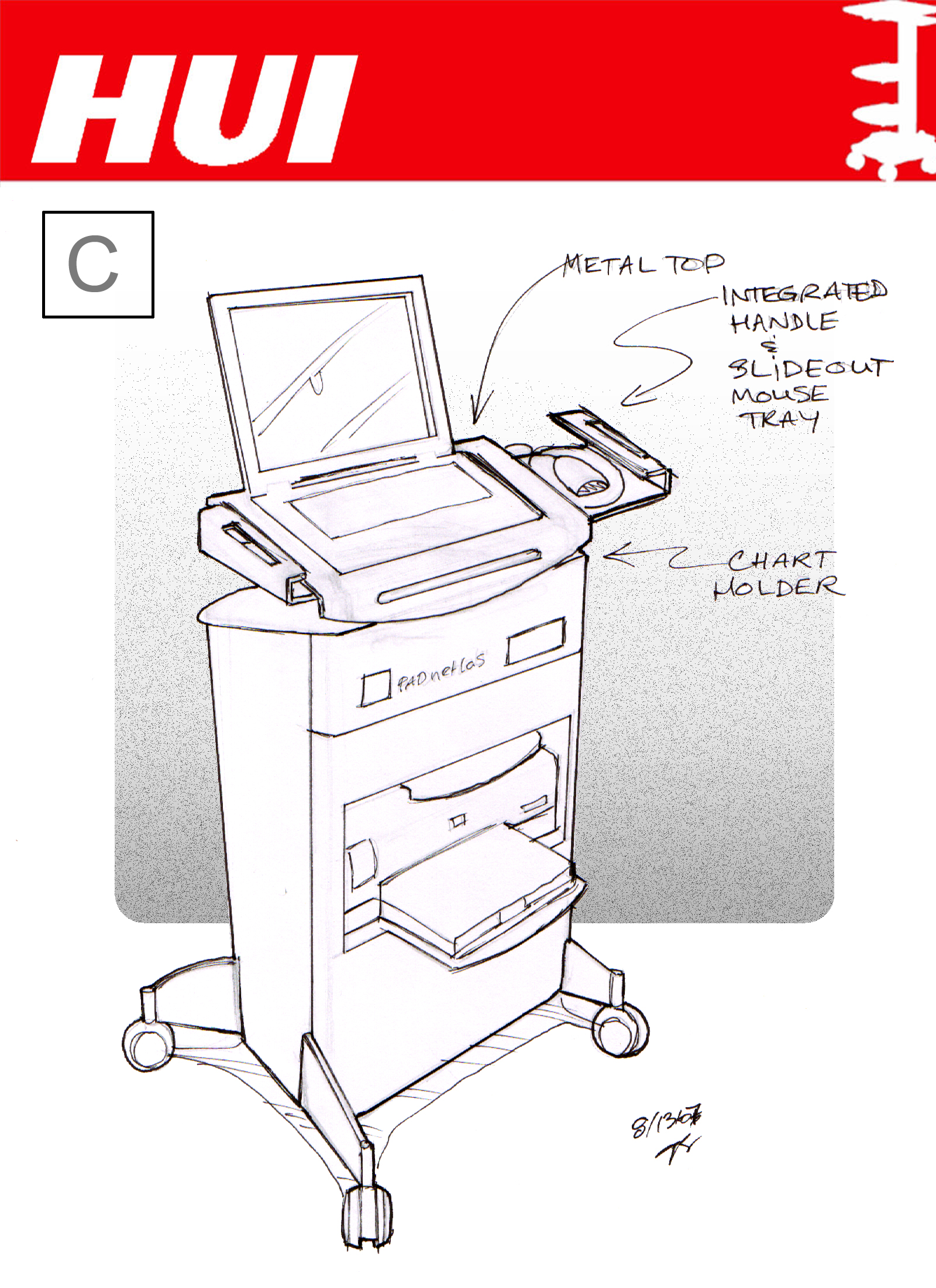 Medical Cart Designs by Julia Behm at