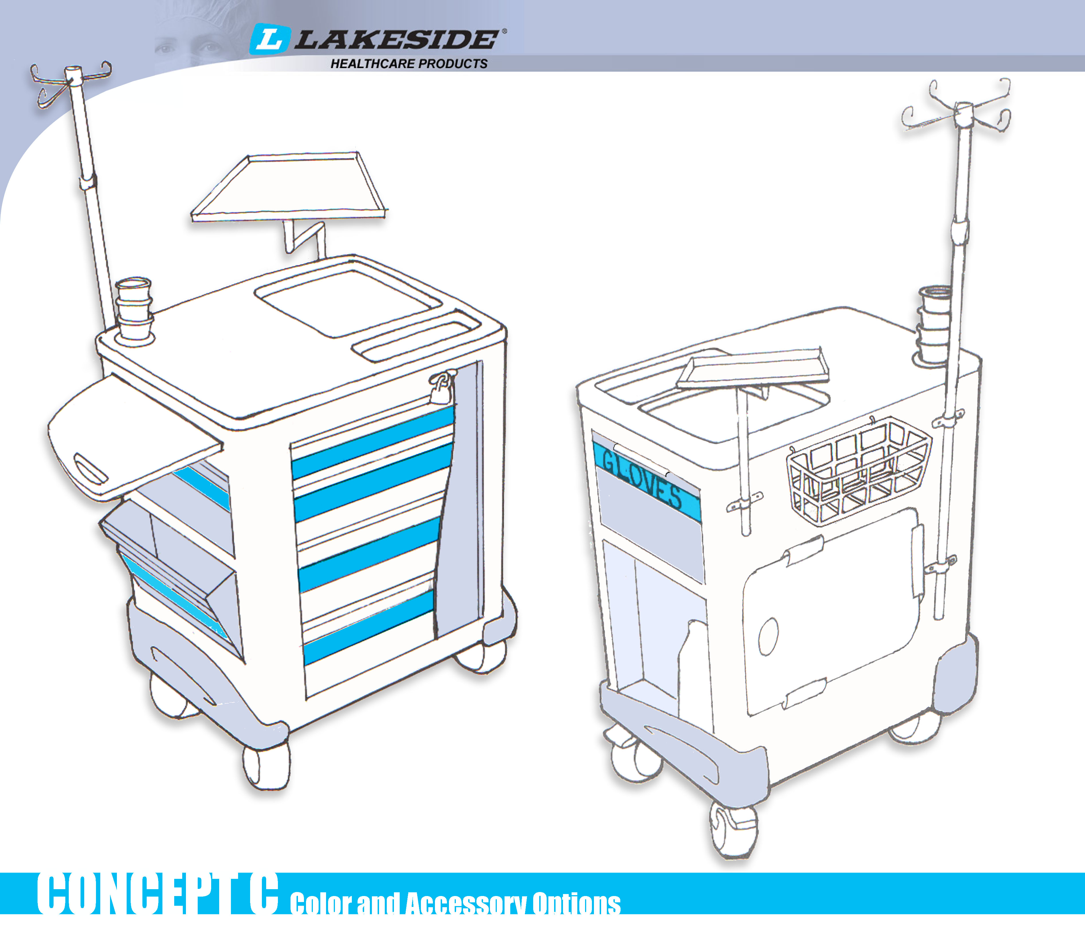 Medical Cart Designs by Julia Behm at
