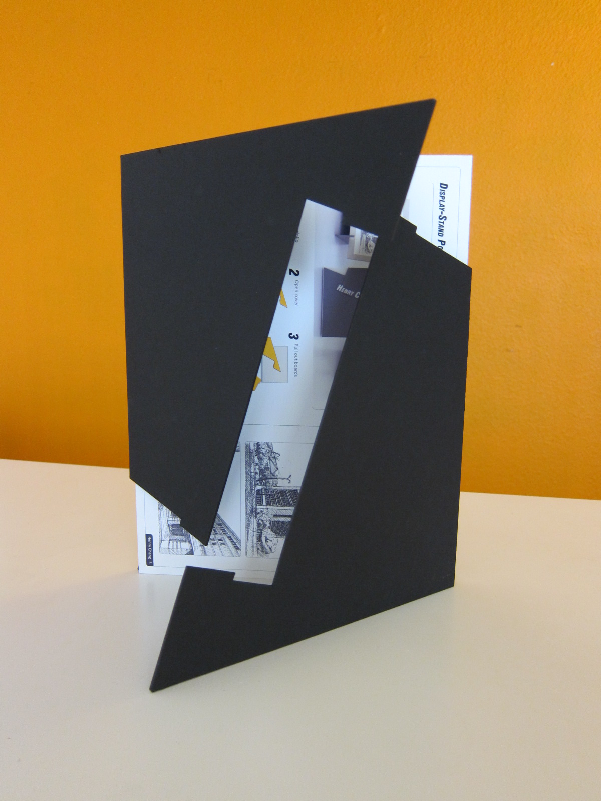 Portfolio DisplayStand by Henry Chang at