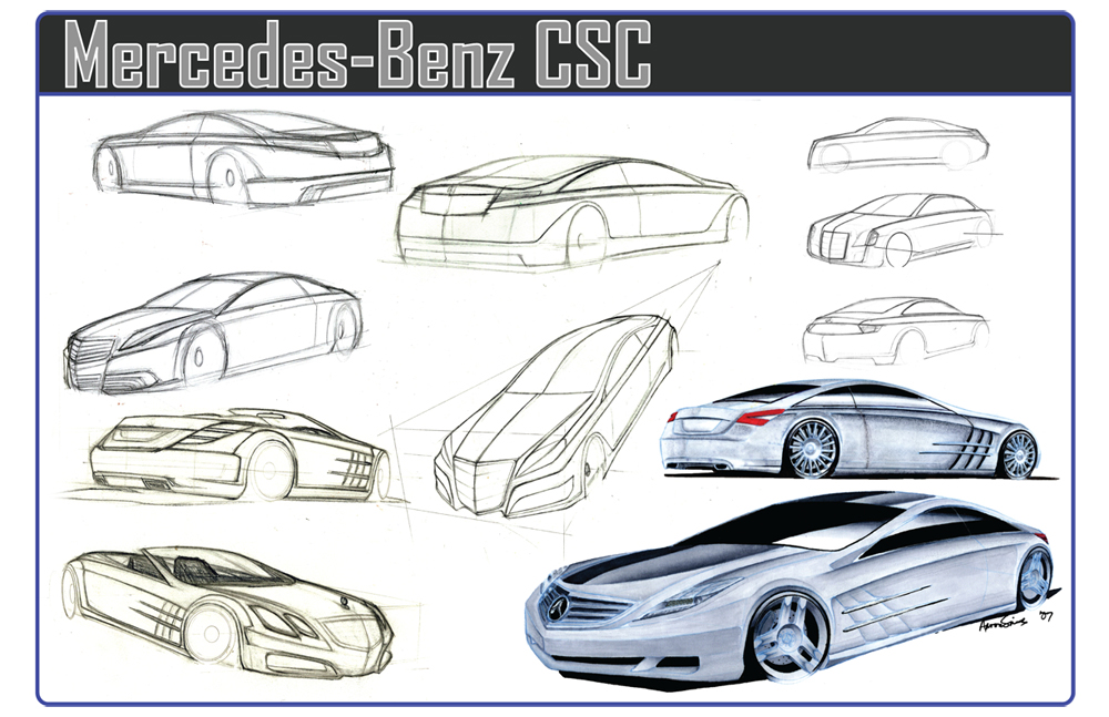 Mercedes-Benz CSC Clay Model by Aaron Sims at Coroflot.com