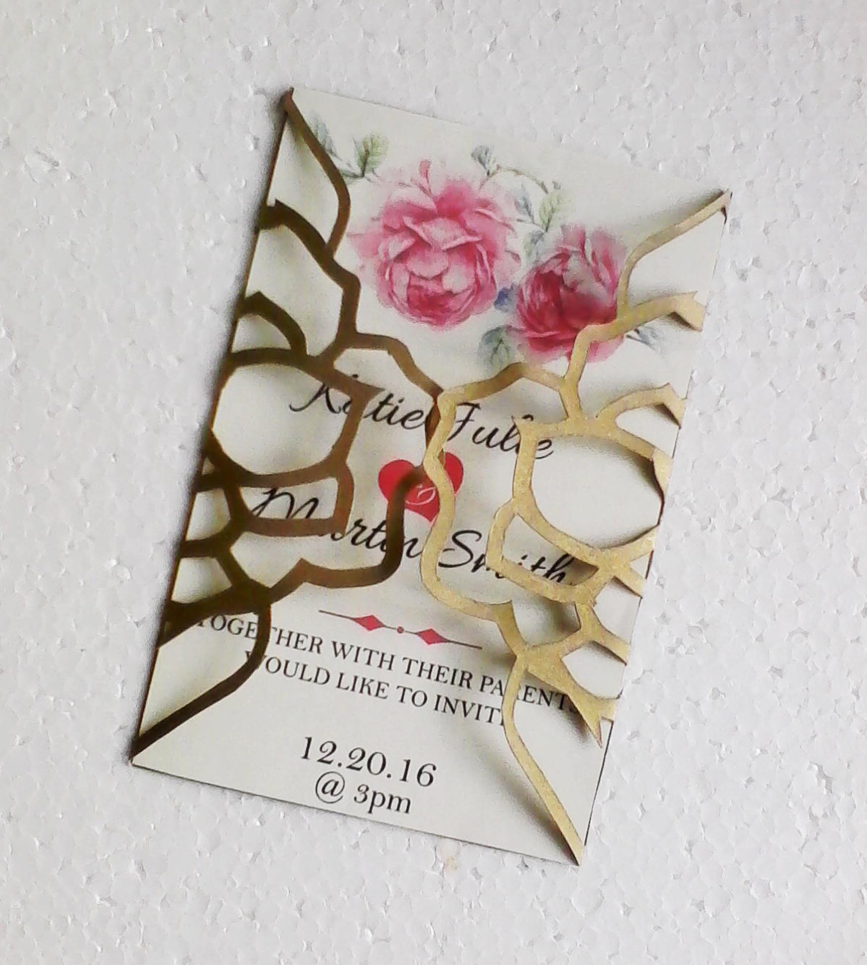 DIE CUT INVITATION FOR ANY EVENTS by Haidee Eng Bagatsolon at