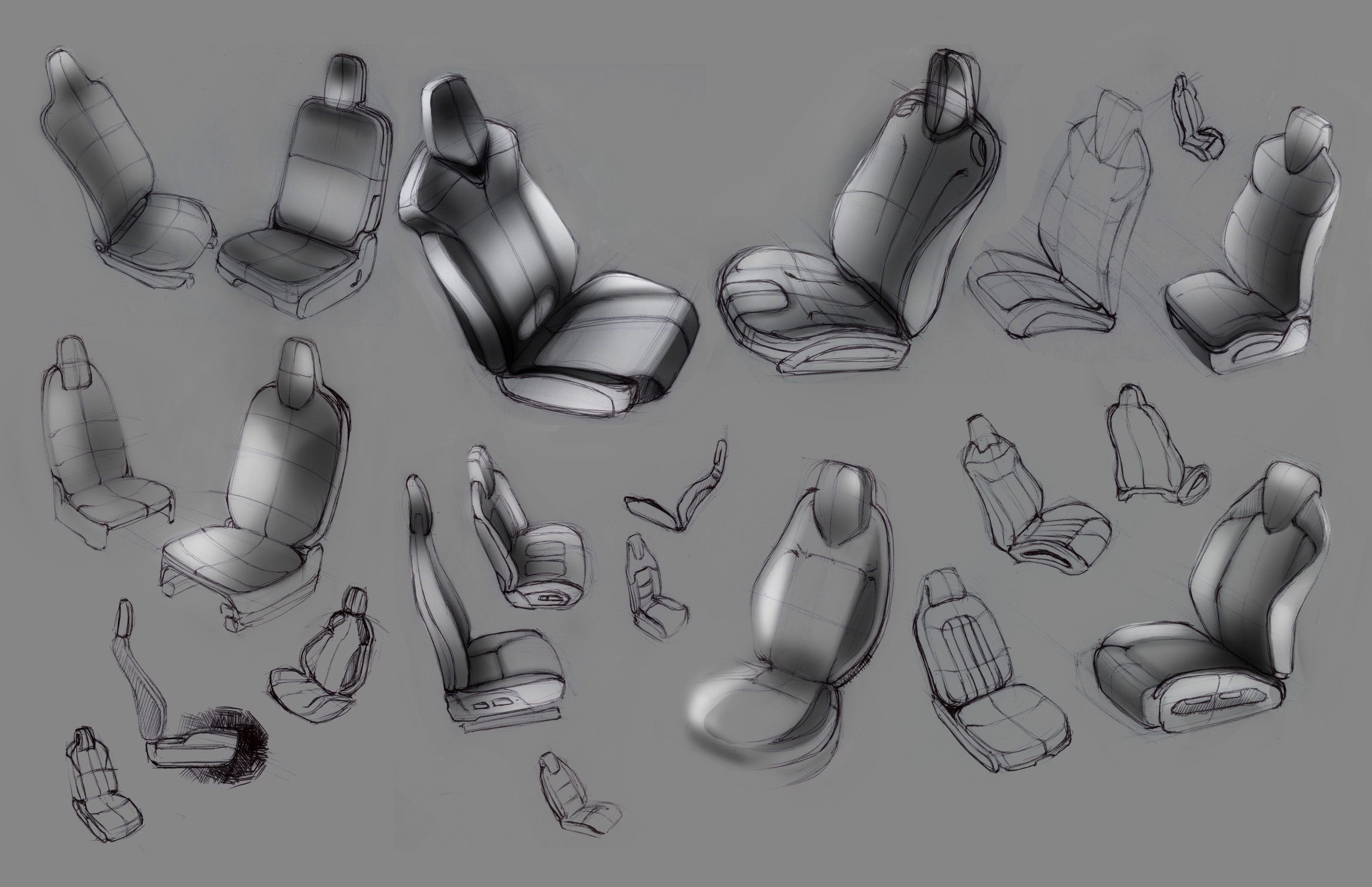 Automotive seats by Rob Anderson at