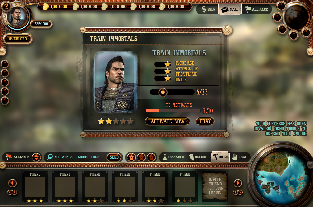 Greek Mythology Game UI Mockups by Paul Rand Pierce at Coroflot.com