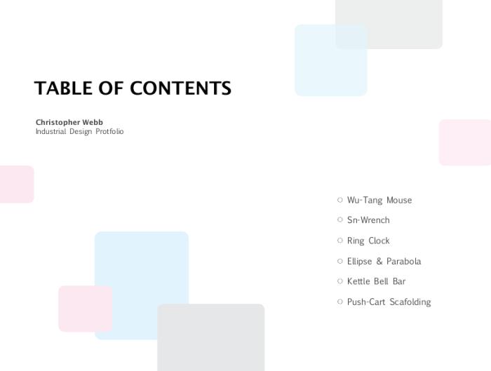 Portfolio by Christopher Webb at Coroflot.com