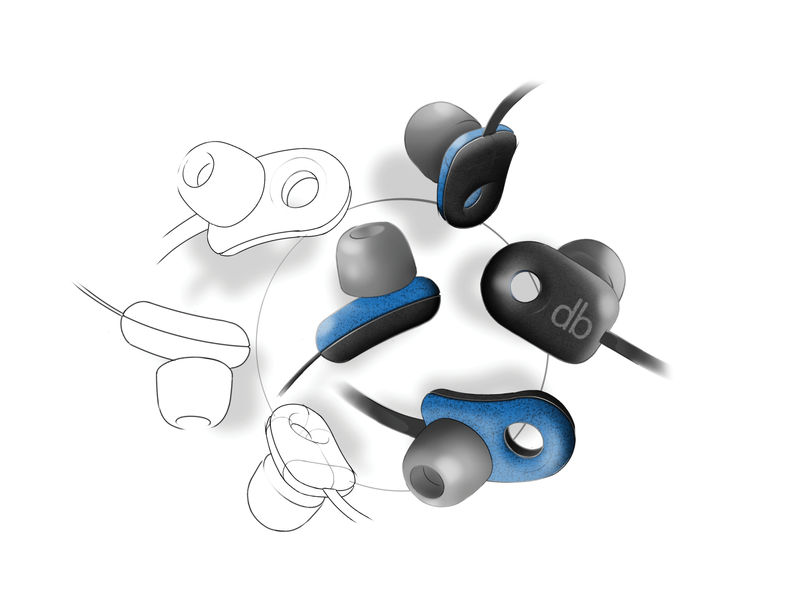 Decibel Earphones by Nate McCracken at