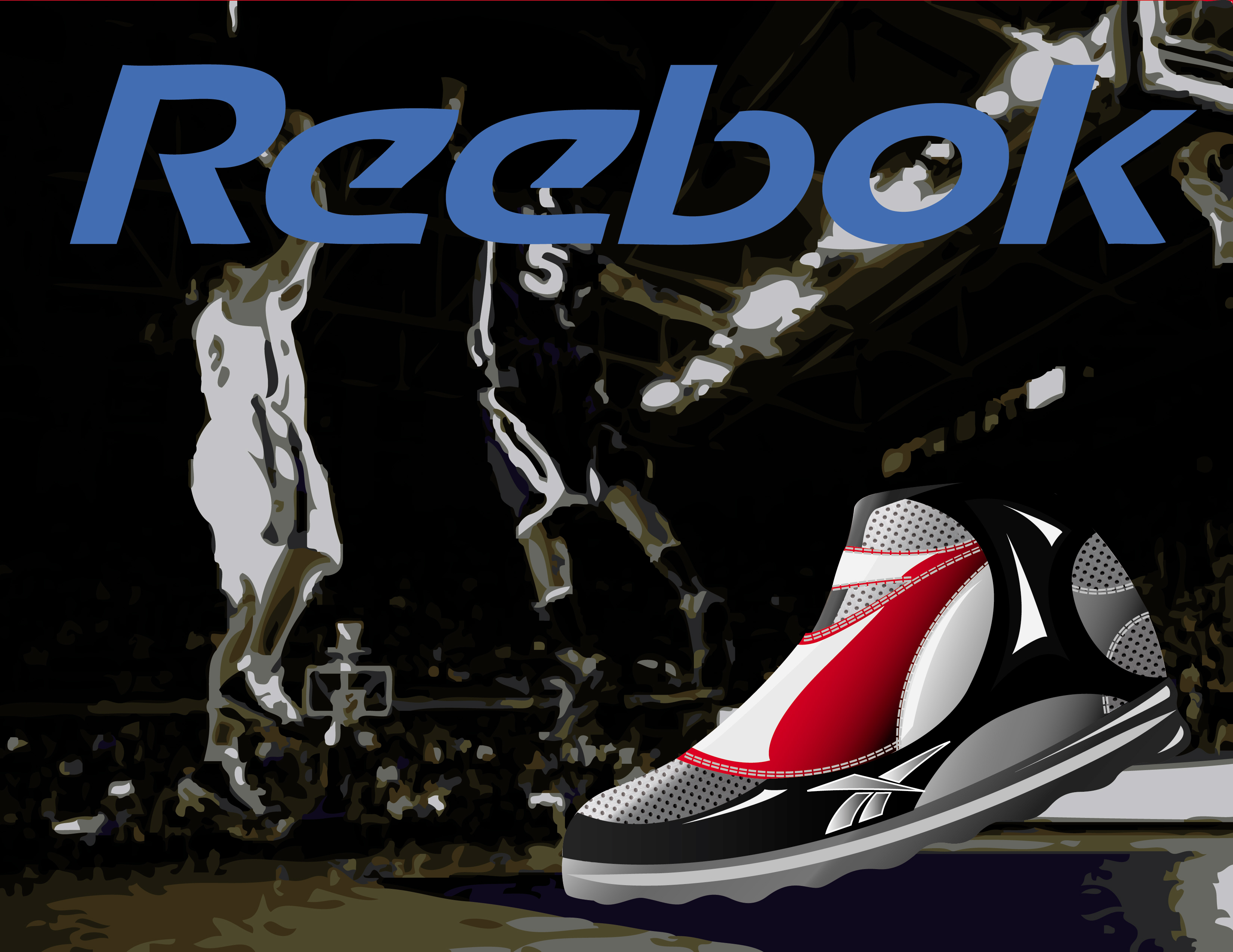 Reebok Illustrator by Paula Alvarez at