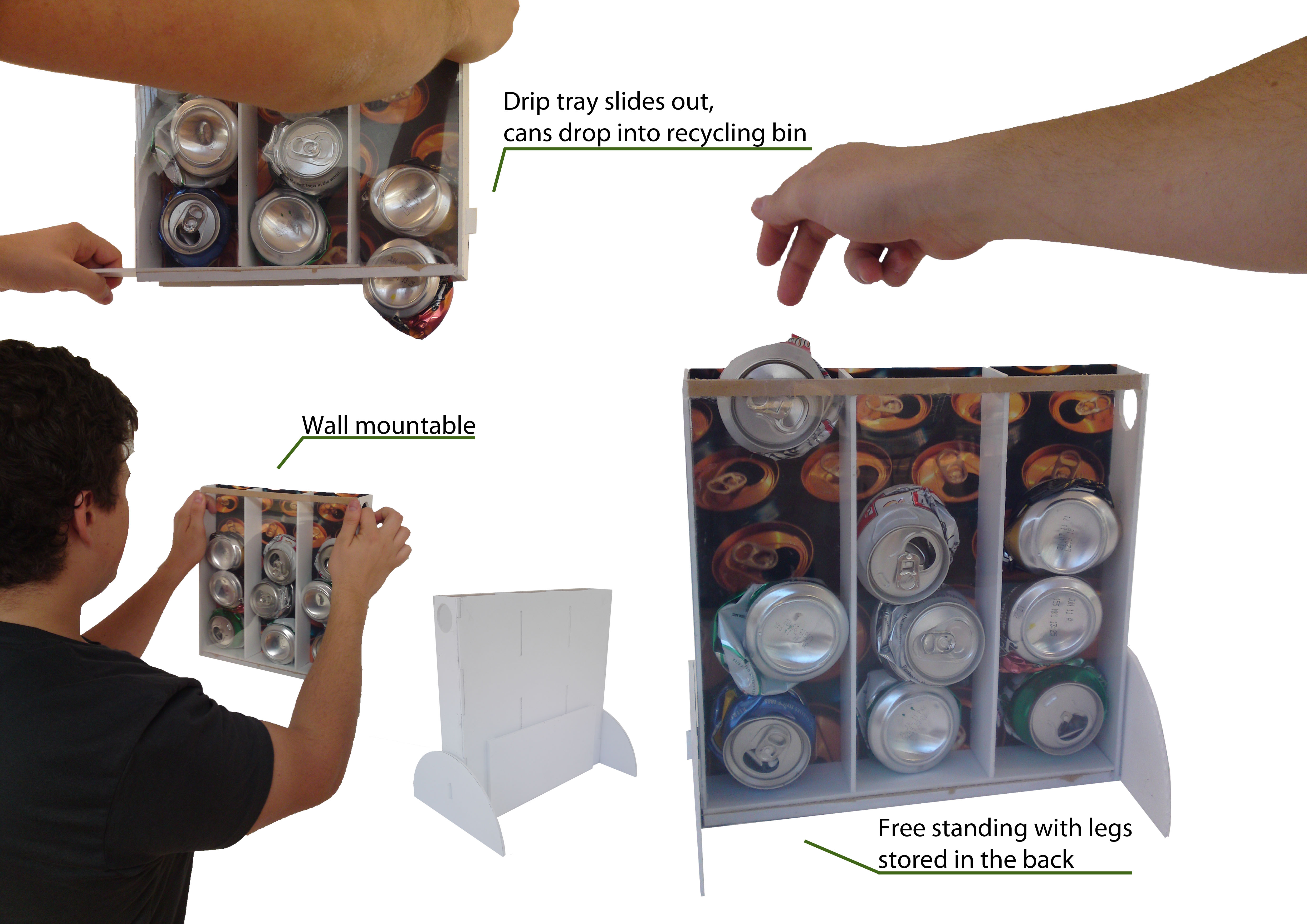 Beer Can Recycling Project by Tommy Donovan at