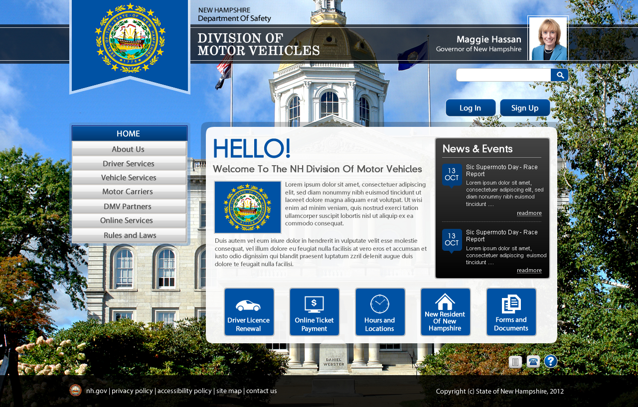  Design New Hampshire DMV by Tanveer Hassan at