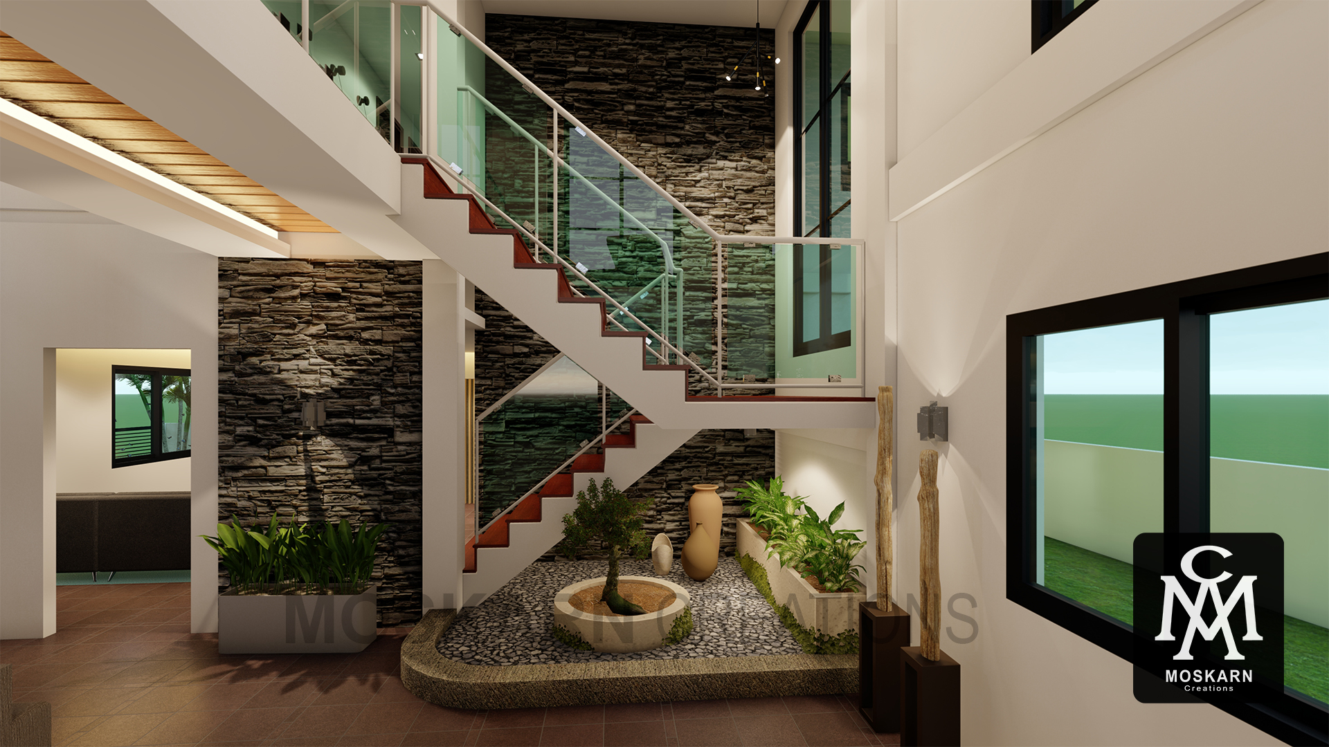 2 Storey House Design - Interior by Renante Mosqueda at Coroflot.com