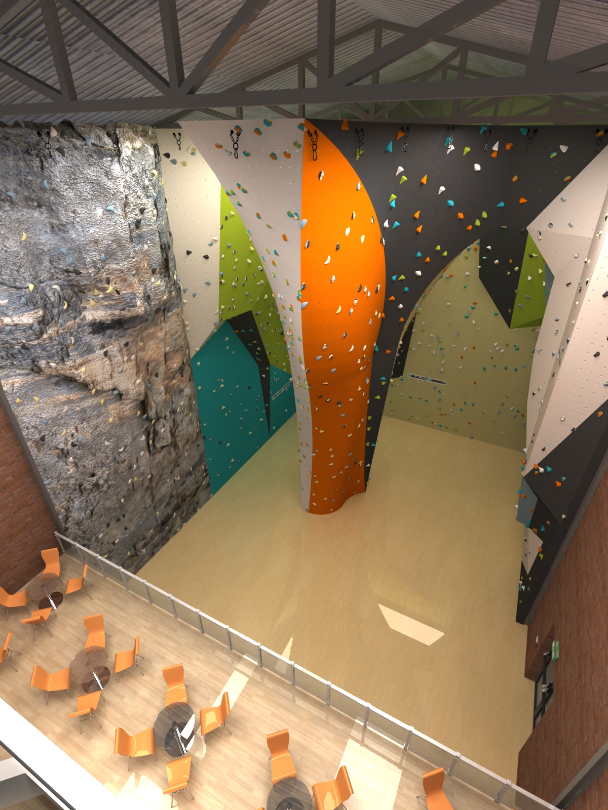 Climbing walls design by Dr. Sibin Atanasov at