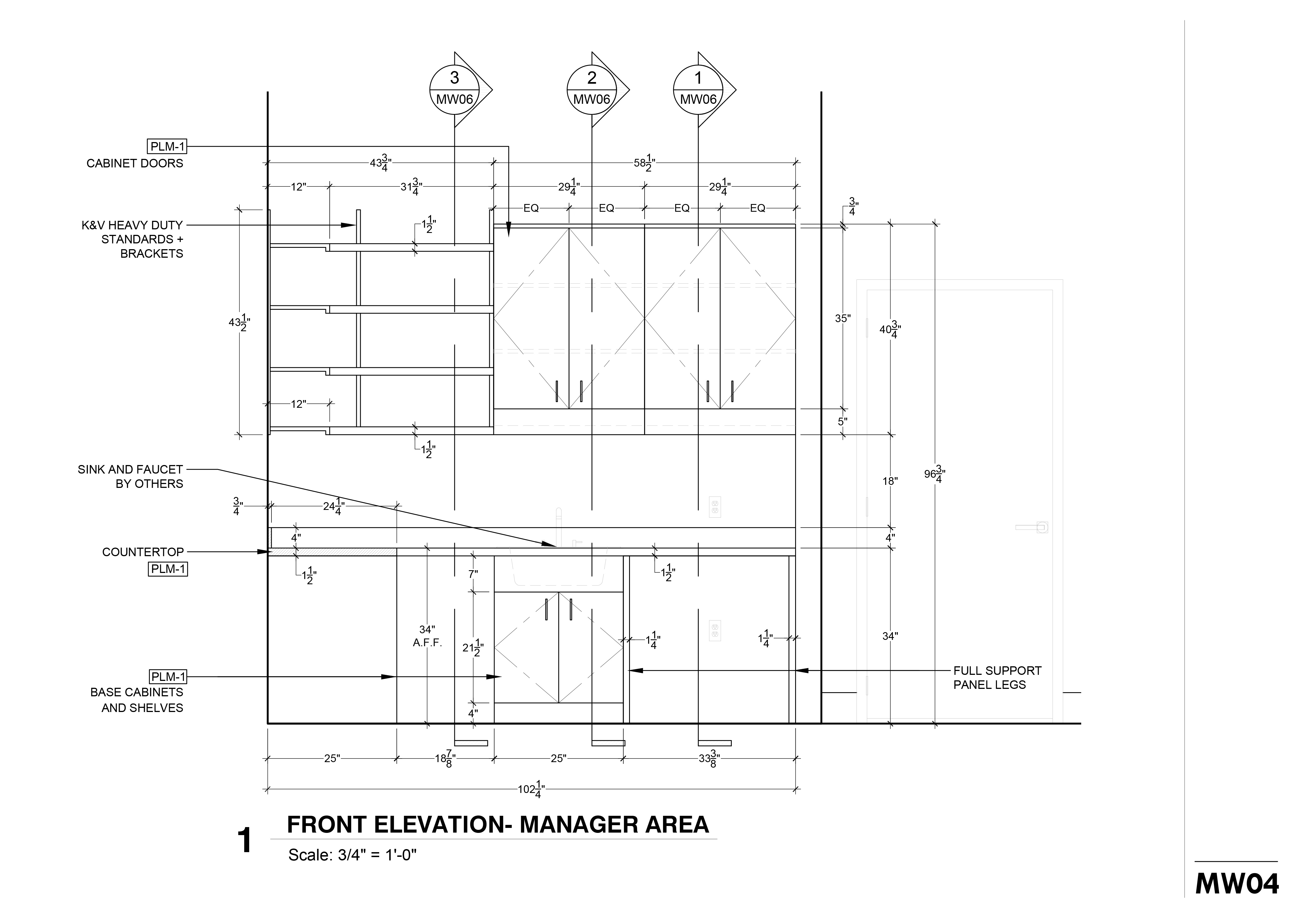 Millwork CAD shop drawing service by AG CAD Designs at