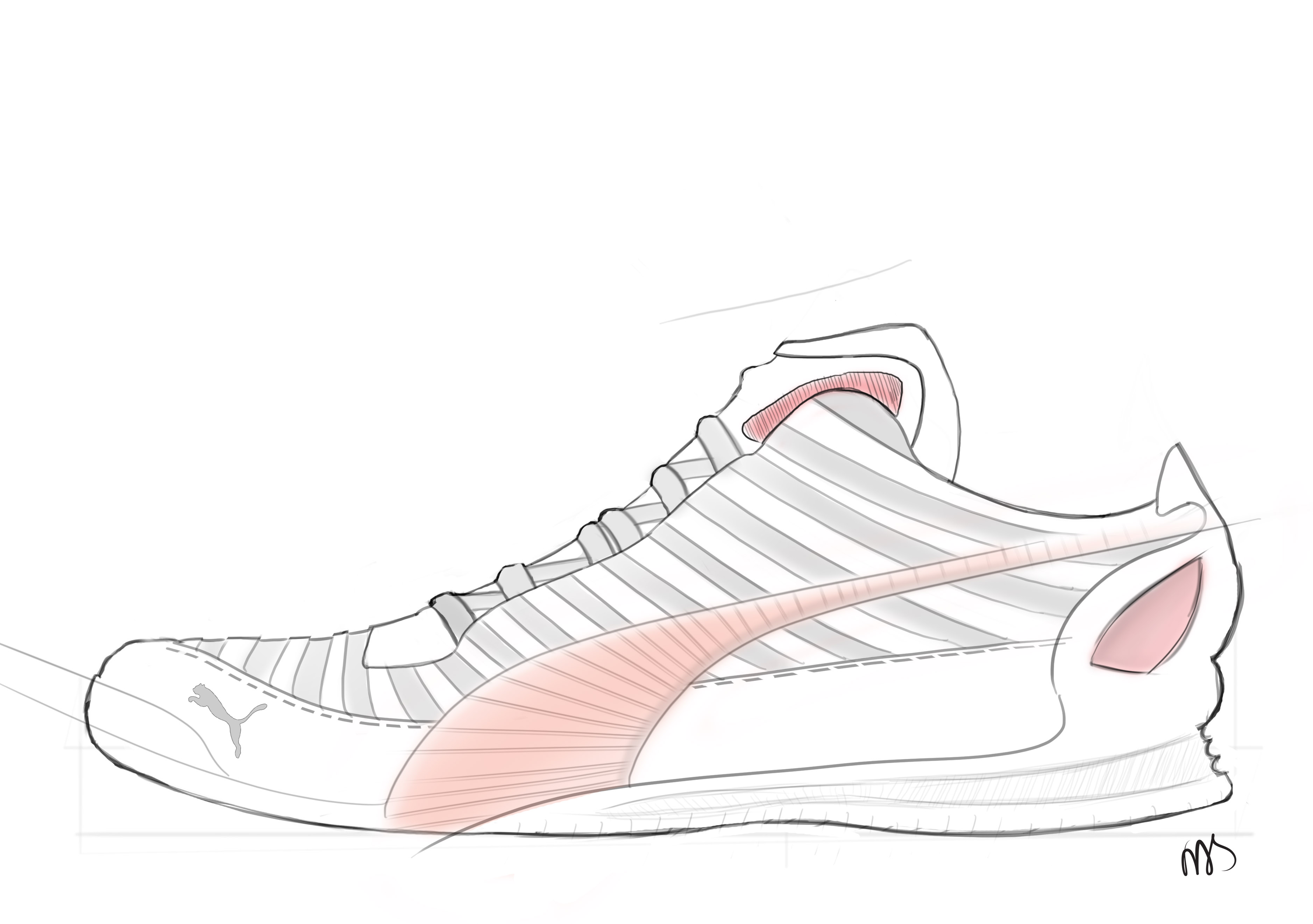 Puma Footwear Sketches Auguts 2014 by Nassir Khamin at