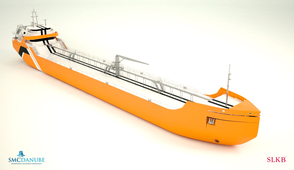 Oil tanker (ship design visualization) by Márk Csikós at