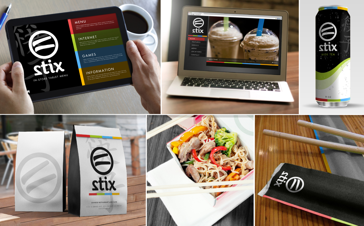 Stix Restaurant/Cafe Branding by Jeffrey Lo at