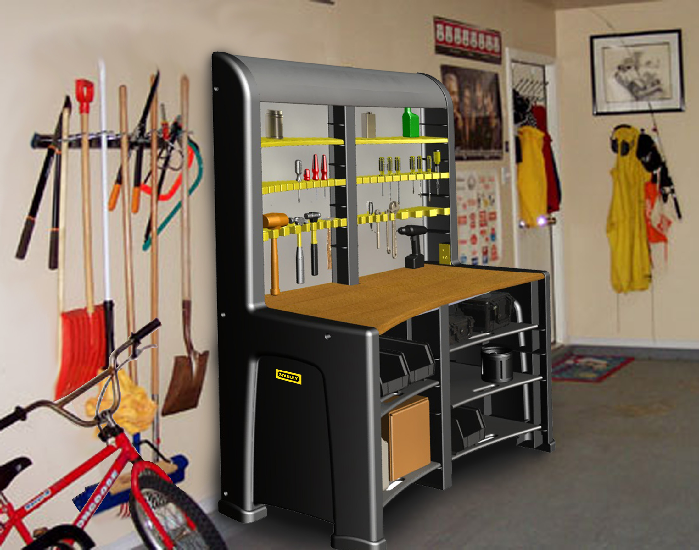 Tool Storage / Work Bench by Reneau Van Landingham at