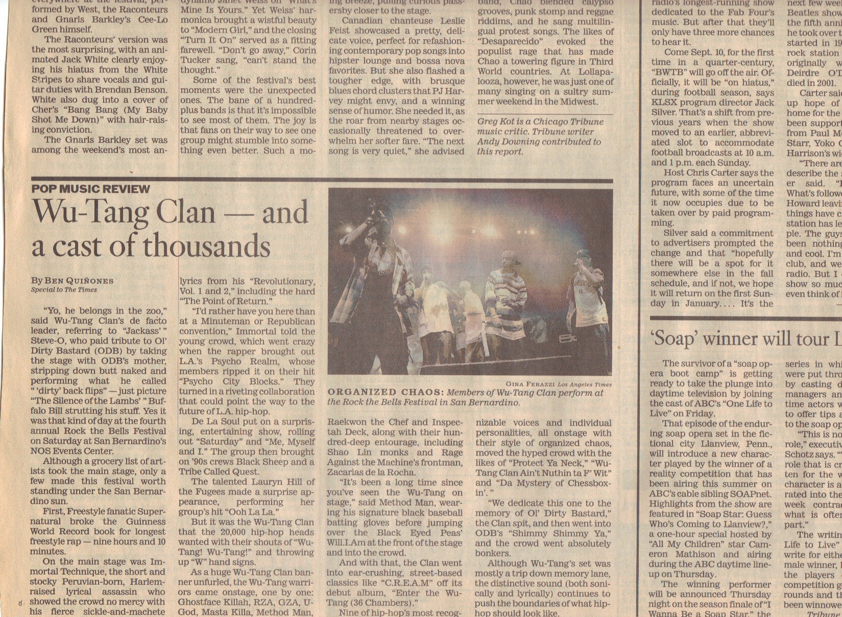 Los Angeles Times article by Benjamin Quinones at