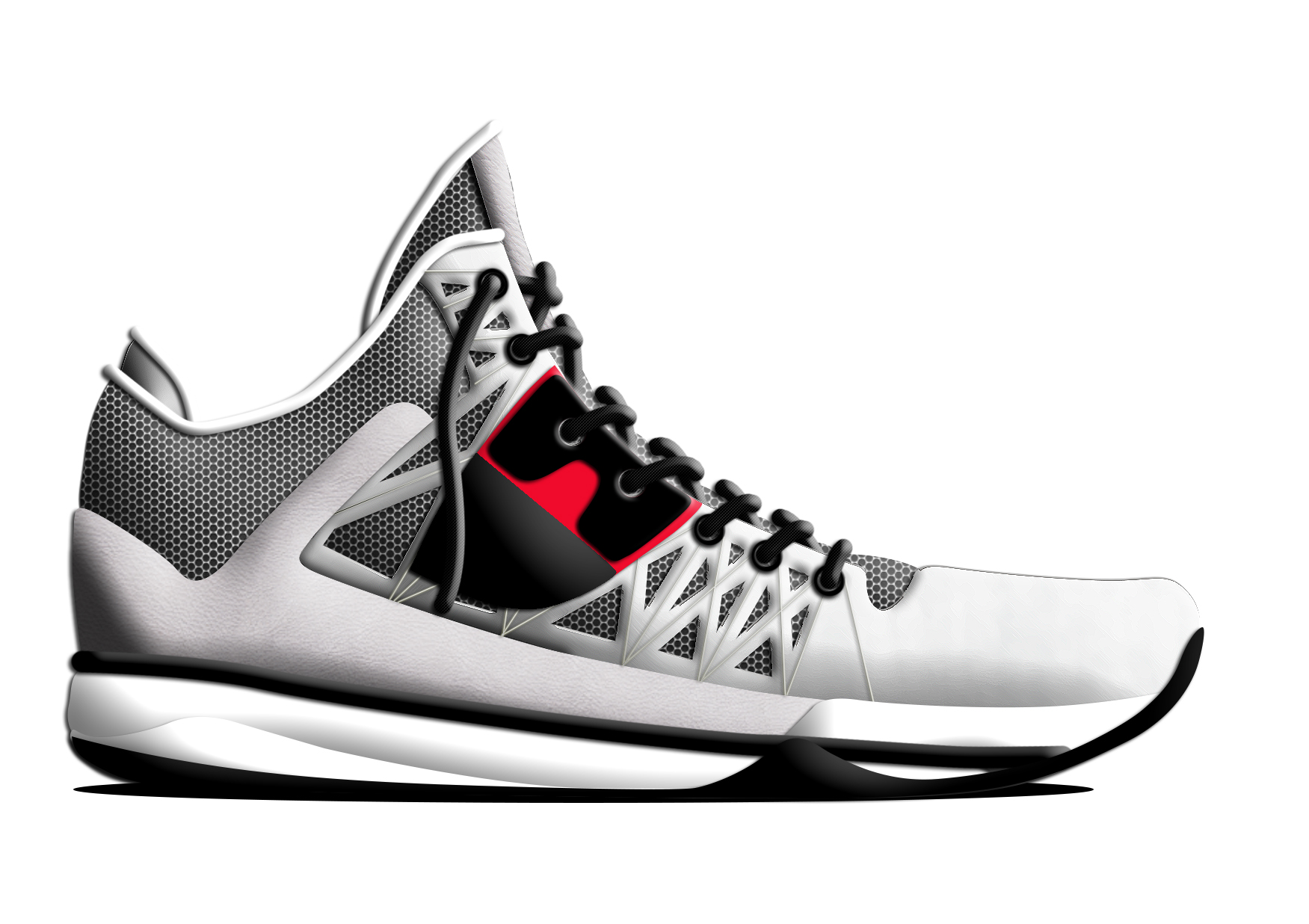 First try for sports shoes design by Yasen Ben Rhayem at