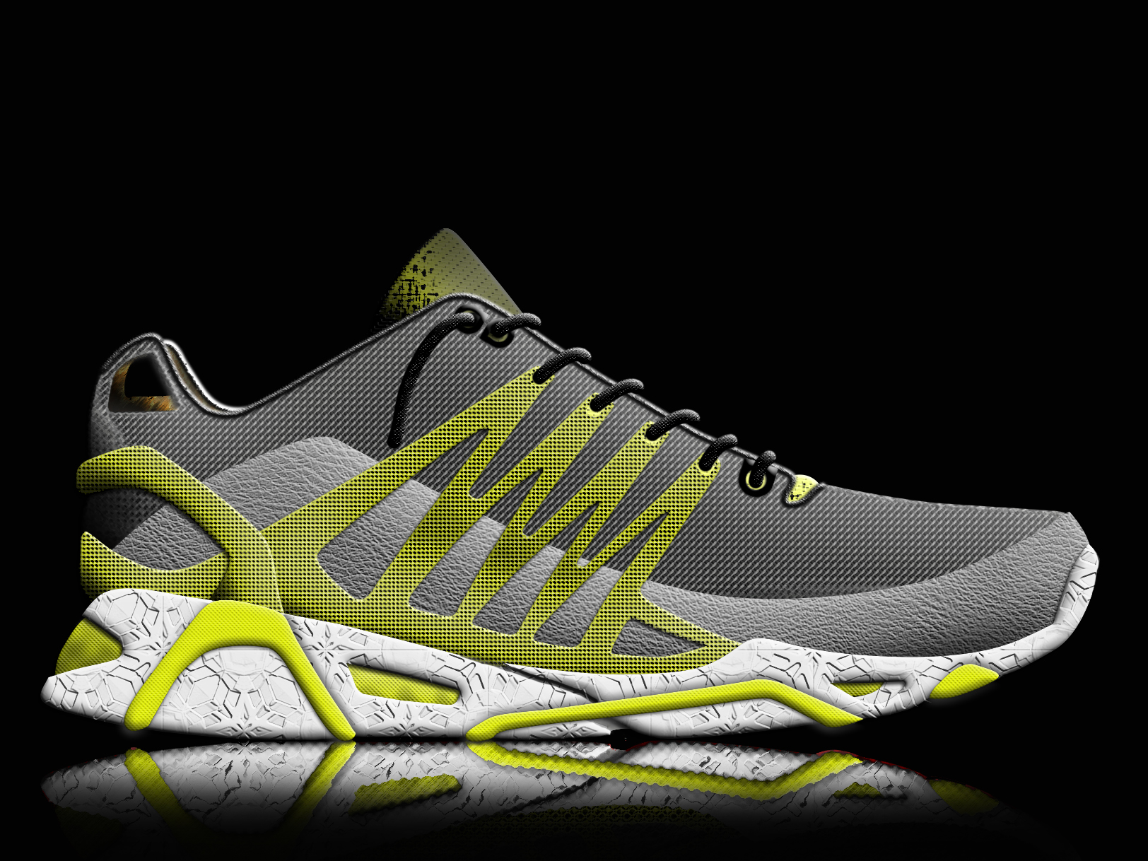 First try for sports shoes design by Yasen Ben Rhayem at