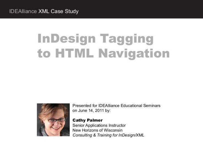 IDEAlliance XML Case Study By Cathy Birkholz At Coroflot Idealliance xml case study by cathy birkholz at coroflot