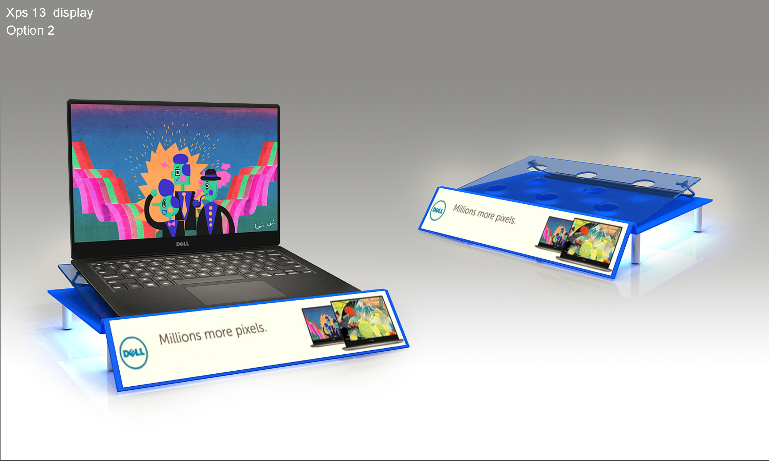 Dell product display showcase _Laptop Stand by Firdaus Nawawi at ...