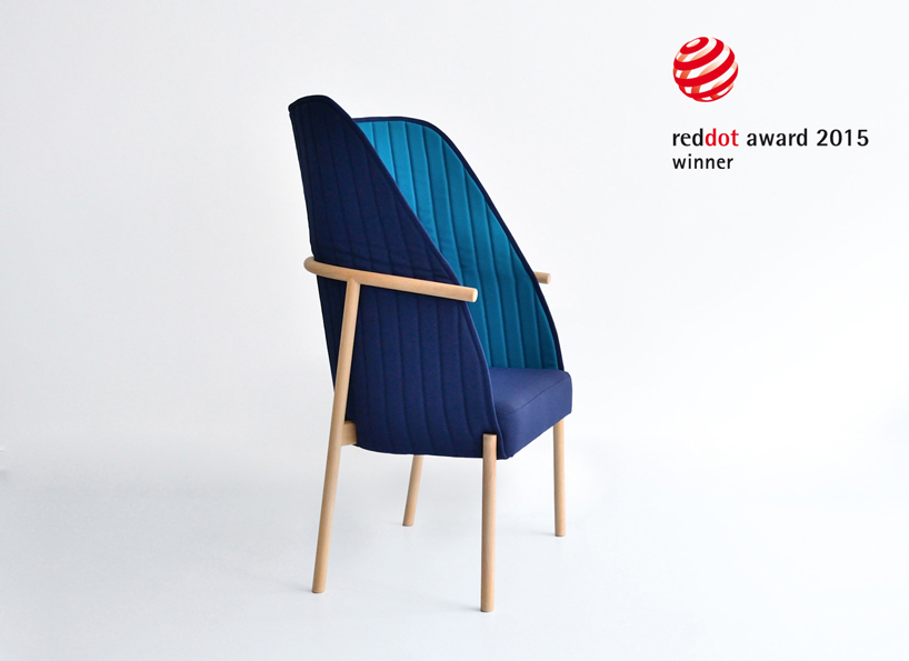 Reves Chair Red Dot Award Concept Design 2015 by Muka Design Lab at