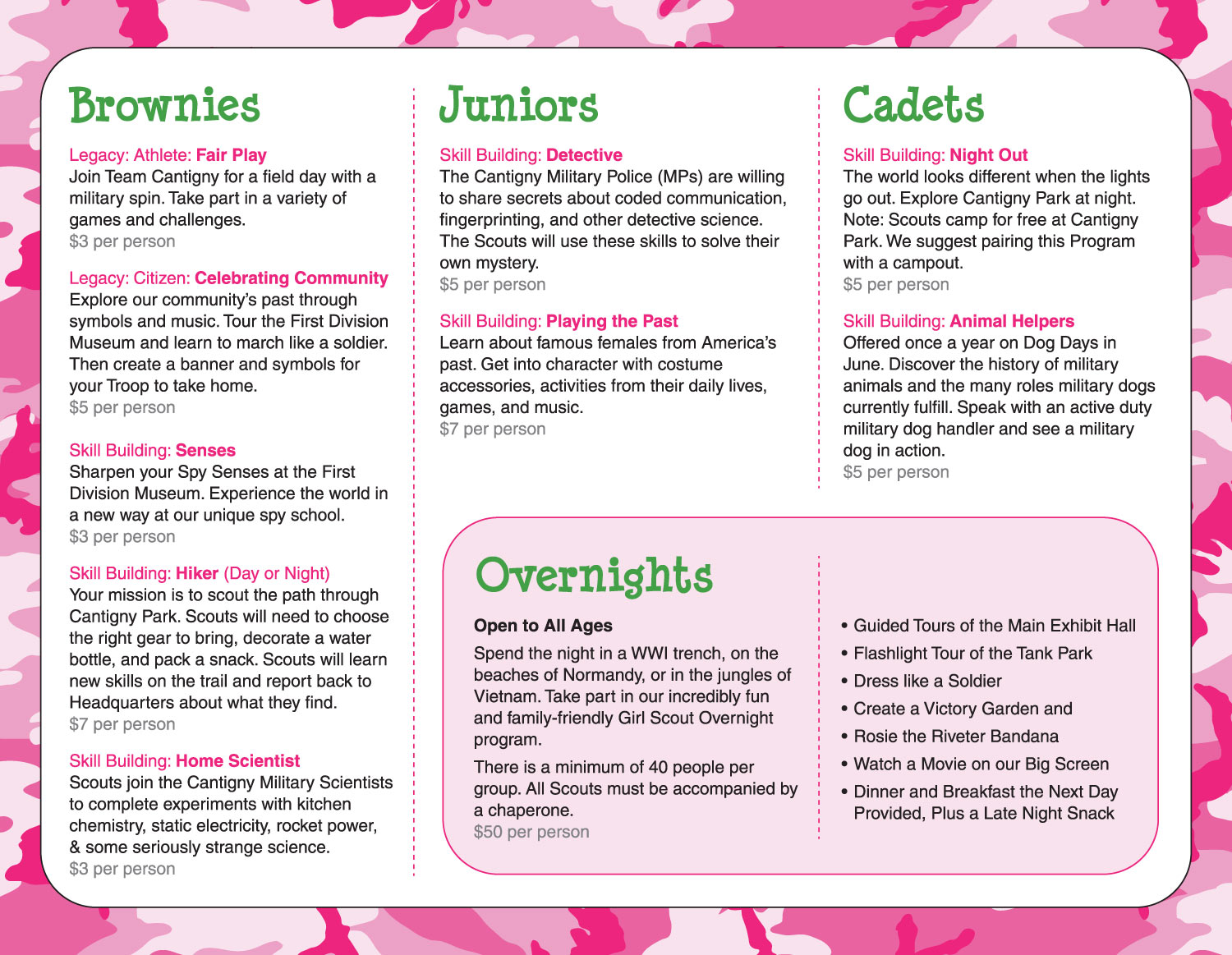 Girl Scout Programs by Christina Walsh at