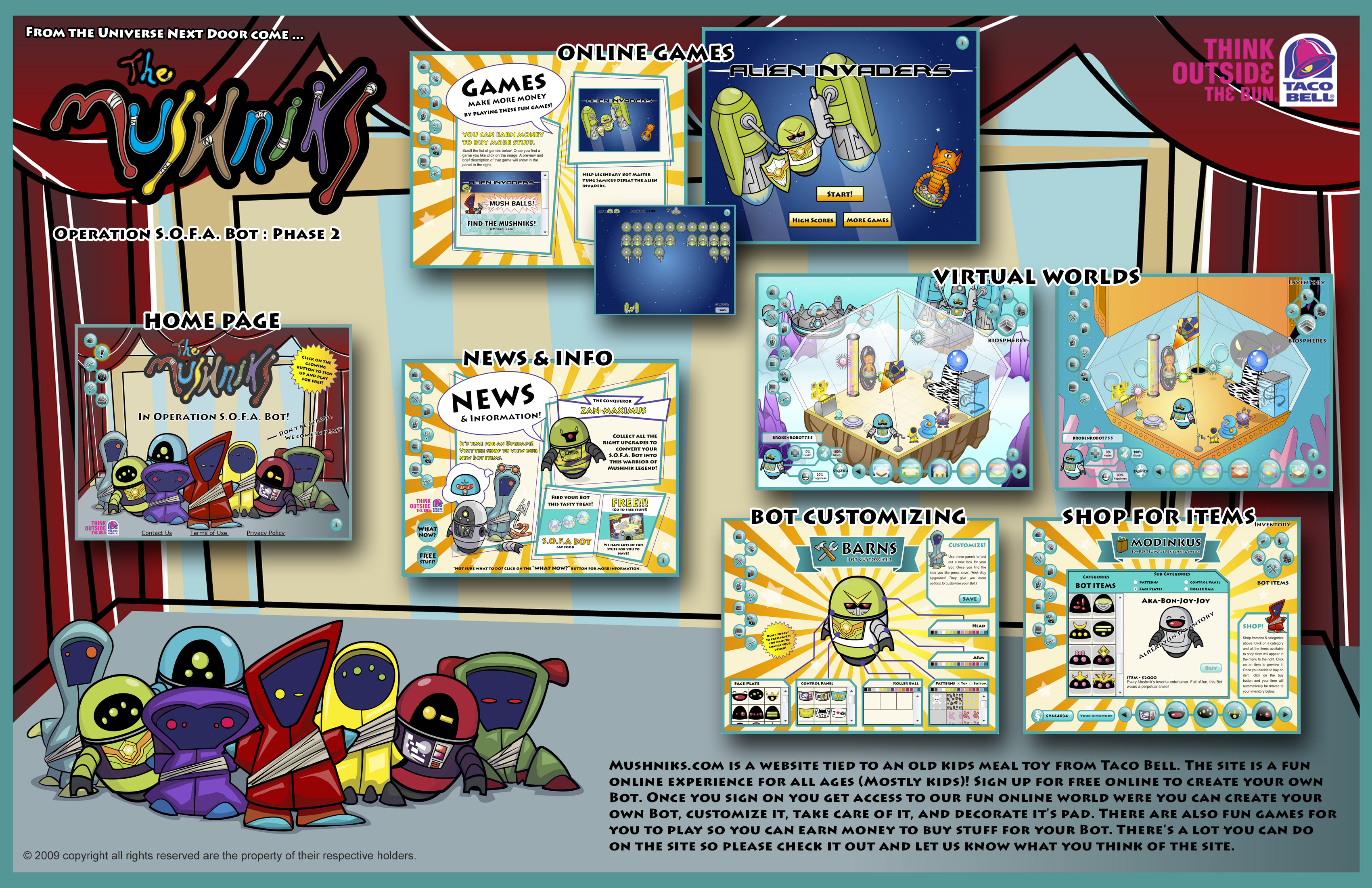 Taco Bell Kids' Meal Toys by Armando Roque at