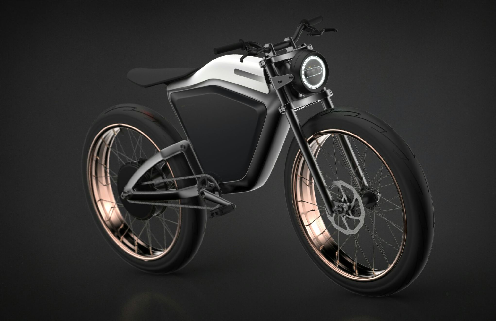 Cafe Electric Bike Design Direction. Codeveloped with Tim Seward who