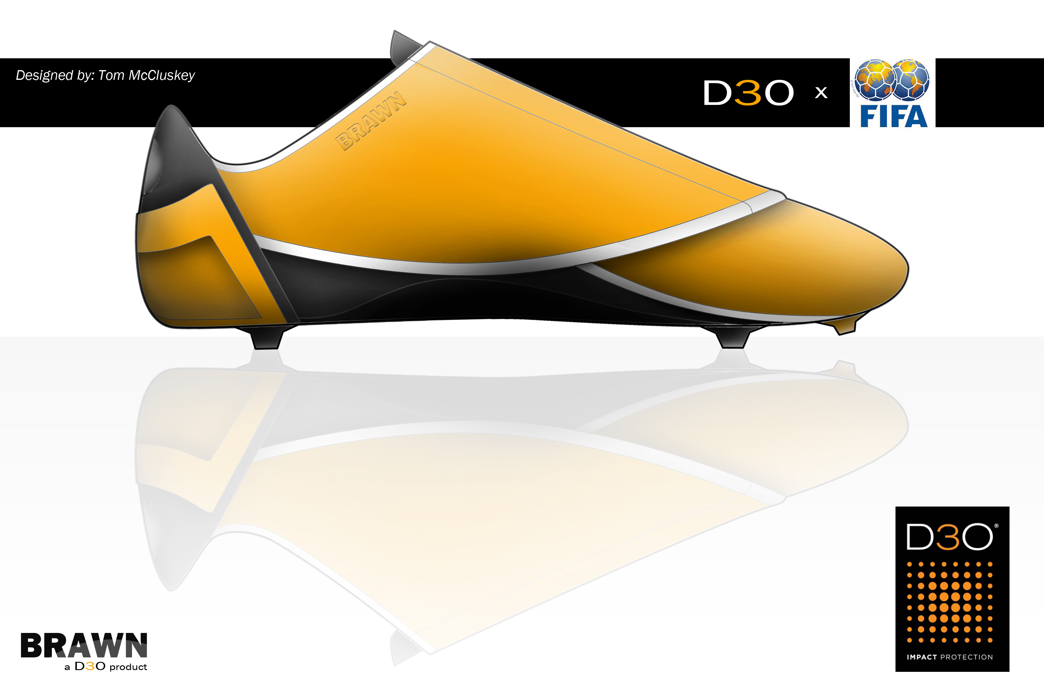 Design Project Brawn Football Boot by Tom McCluskey at