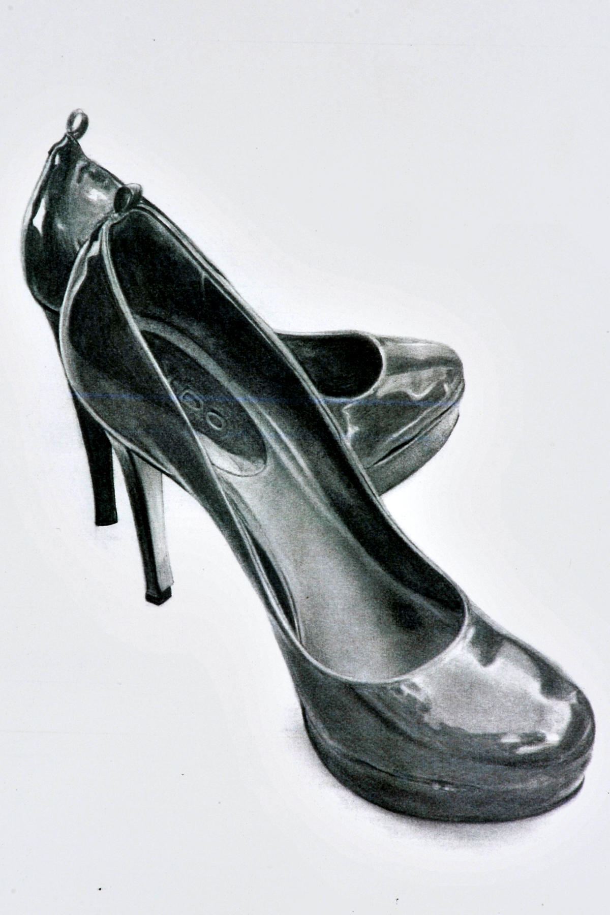 Shoes Object drawing by Jyotsna Chaman at