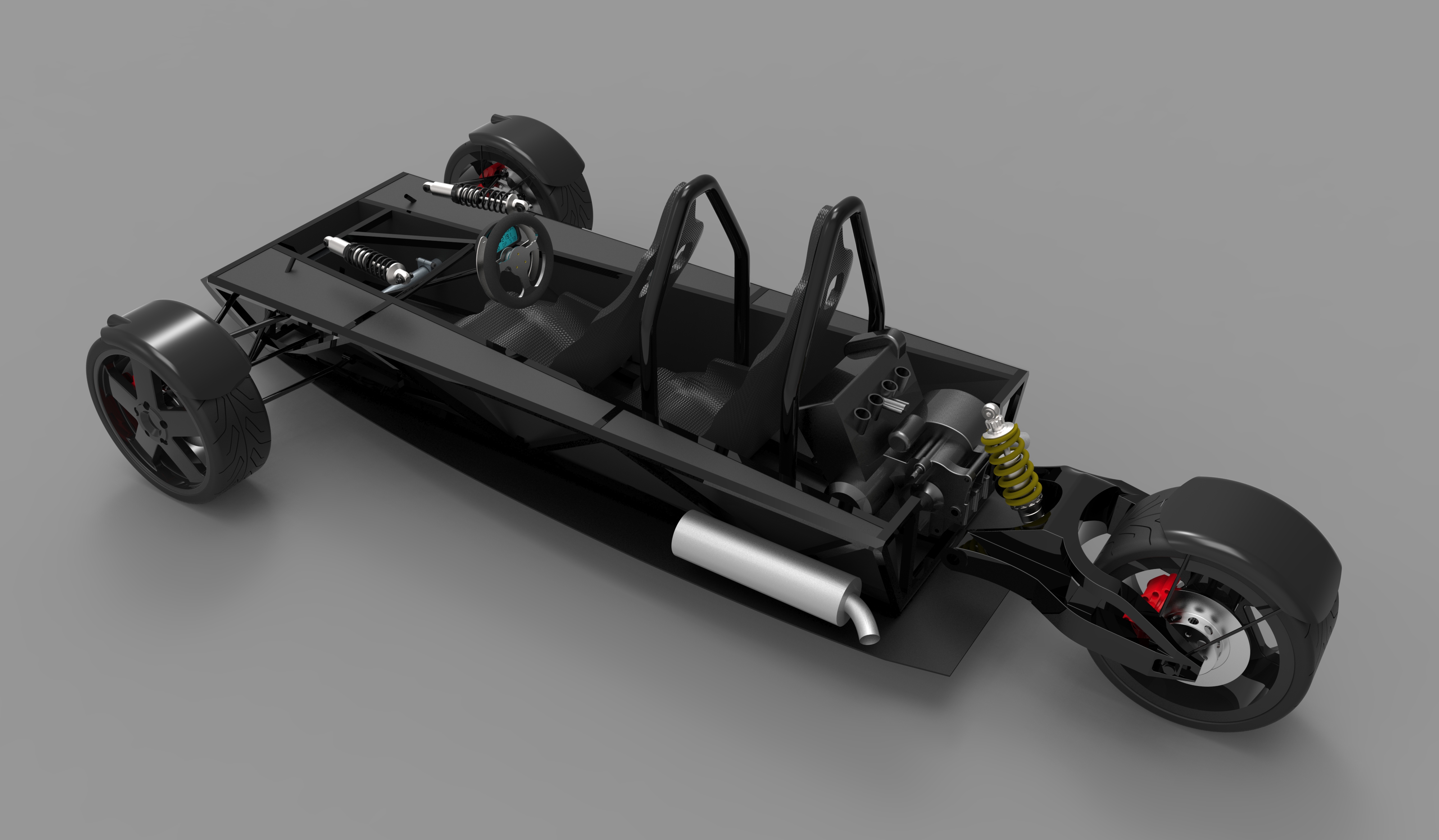 Three Wheel Sports Kit Car by Phil Rogers at