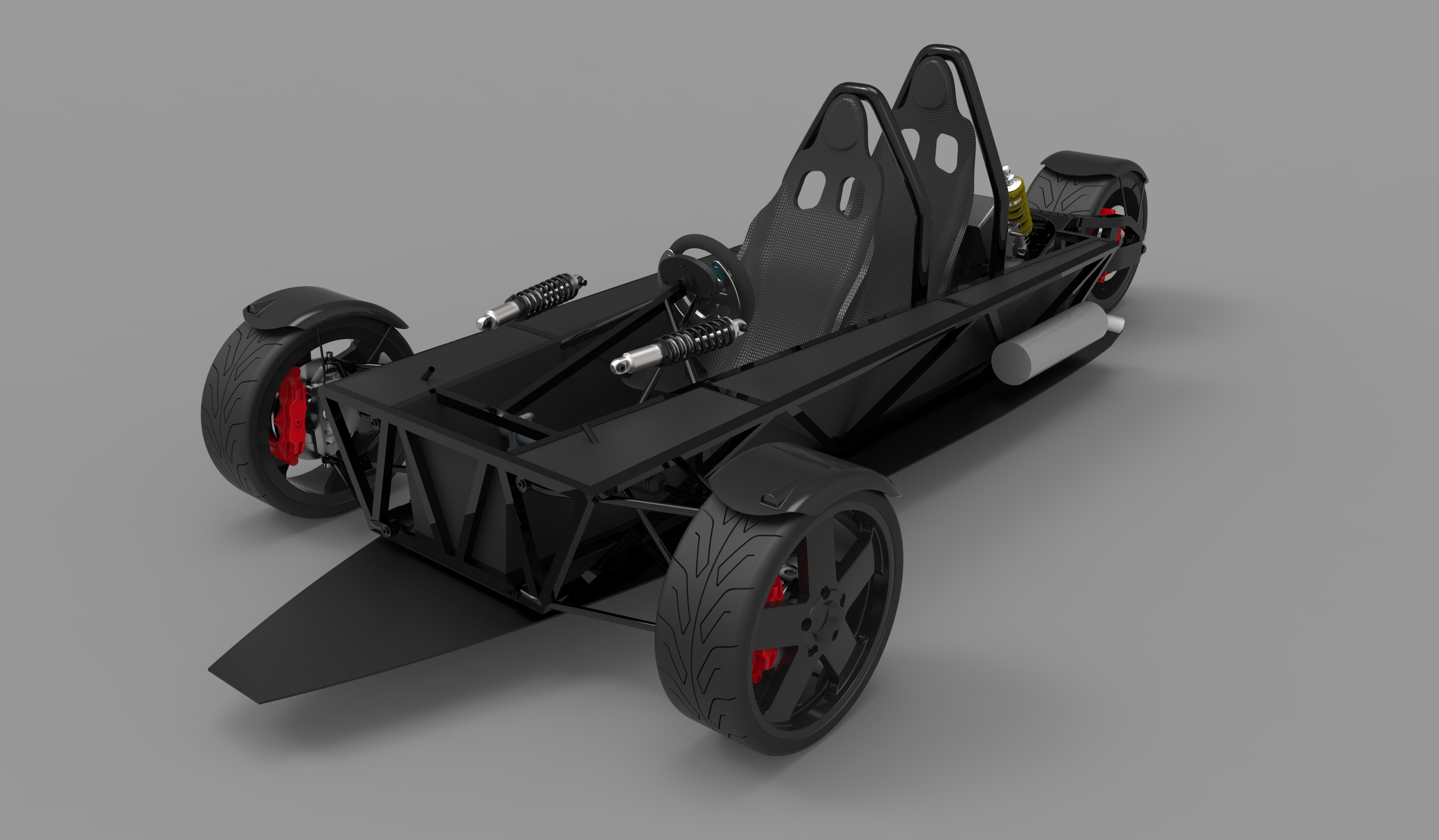 Three Wheel Sports Kit Car by Phil Rogers at