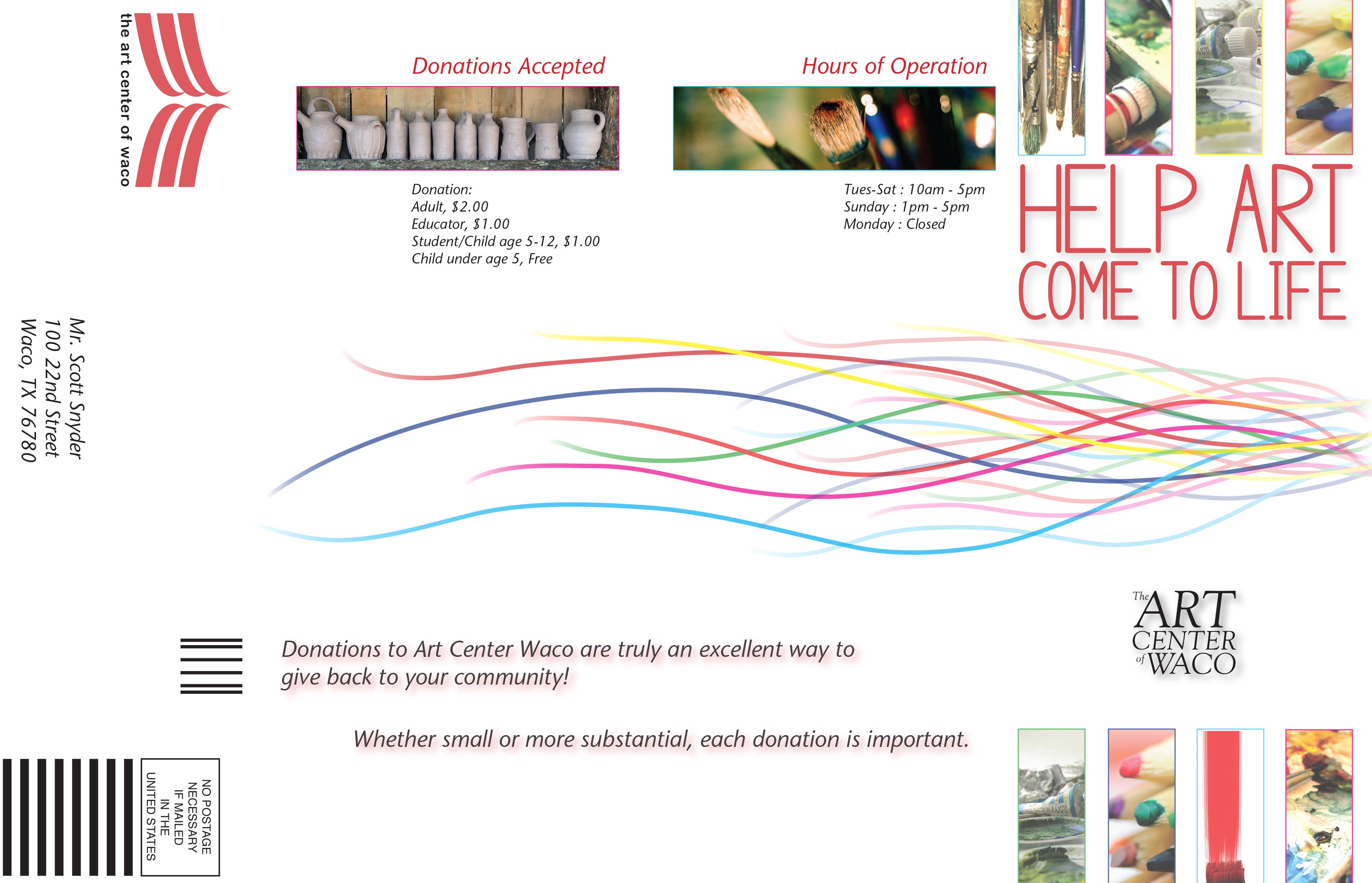 Art Center of Waco Brochure by Jon Cannon at