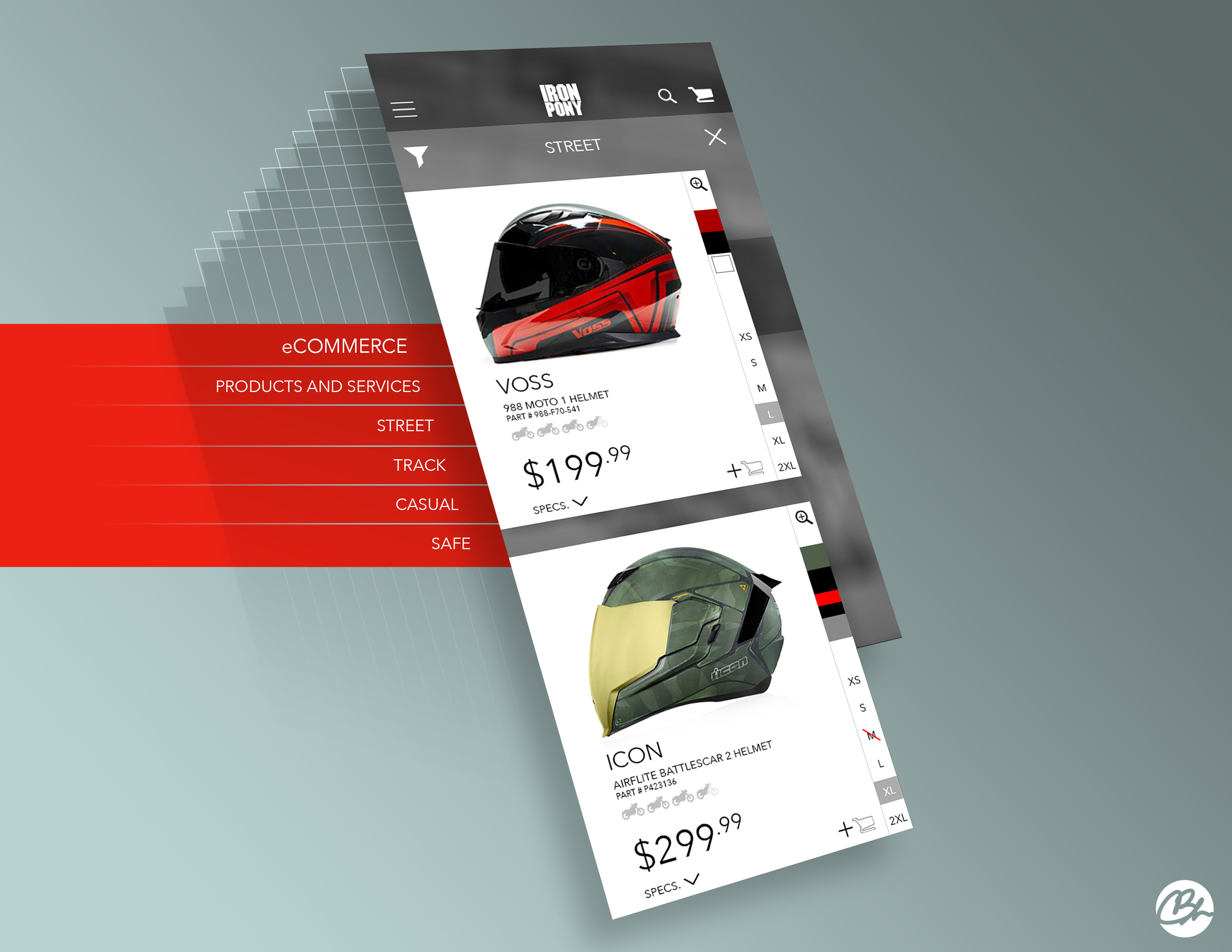 Motorcycle - UI by Chris Branham at Coroflot.com