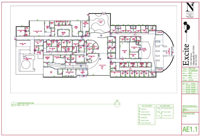 Construction Documents-Senior Interior Design Project by Michele ...