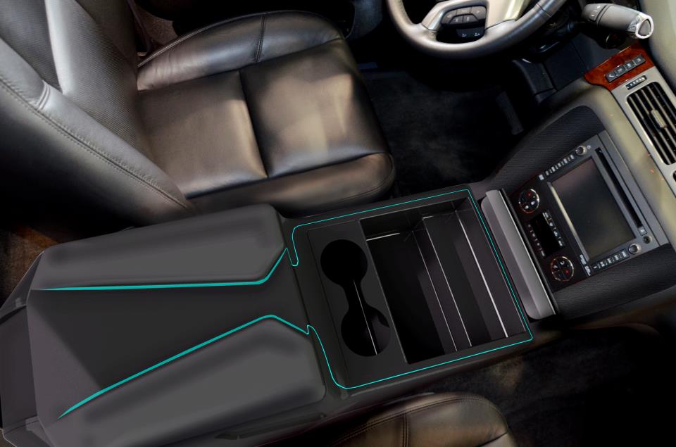 Center console design. Chevrolet Tahoe. 1st place. ABC group by Andrew Parsons at