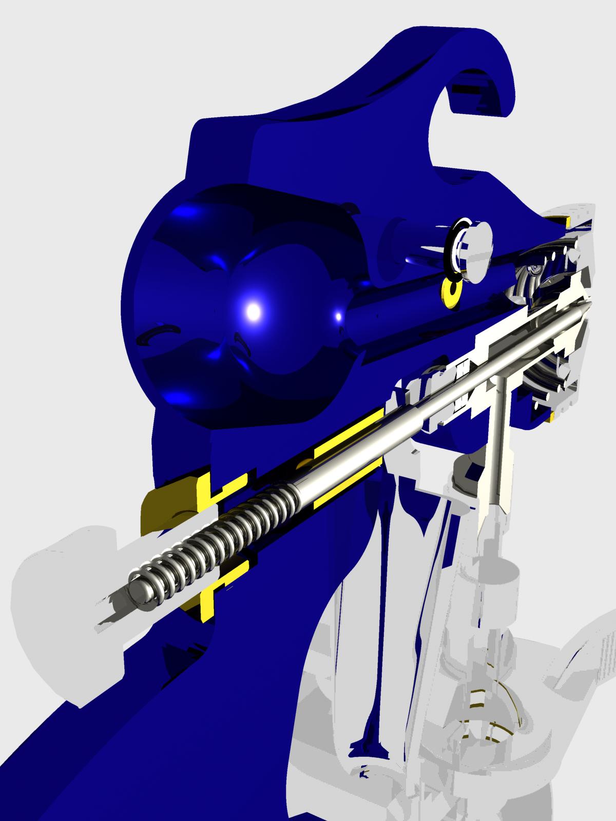 Graphics Project Professional Spray Gun rendering by Andrew Holmes at
