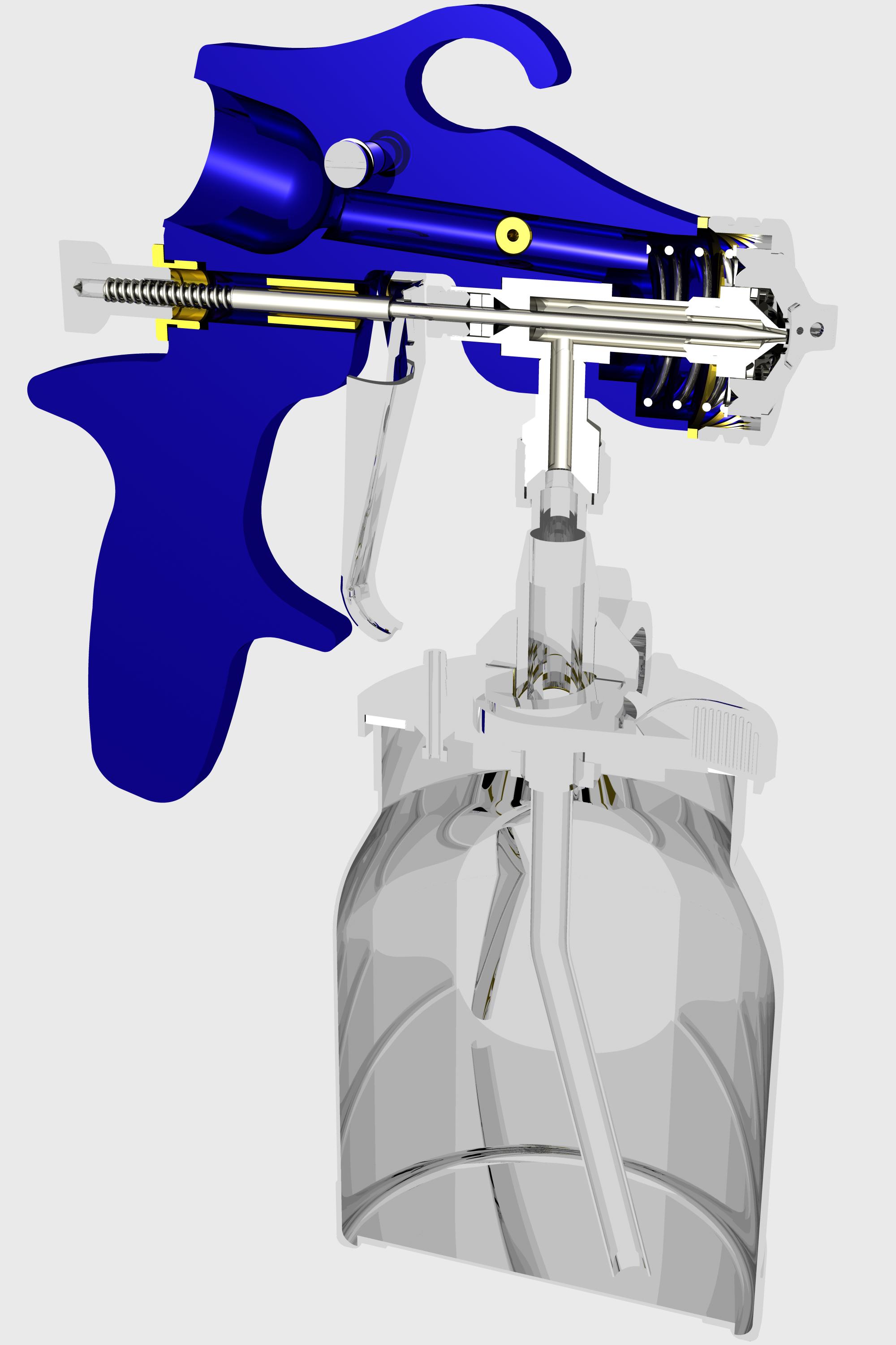 Graphics Project Professional Spray Gun rendering by Andrew Holmes at