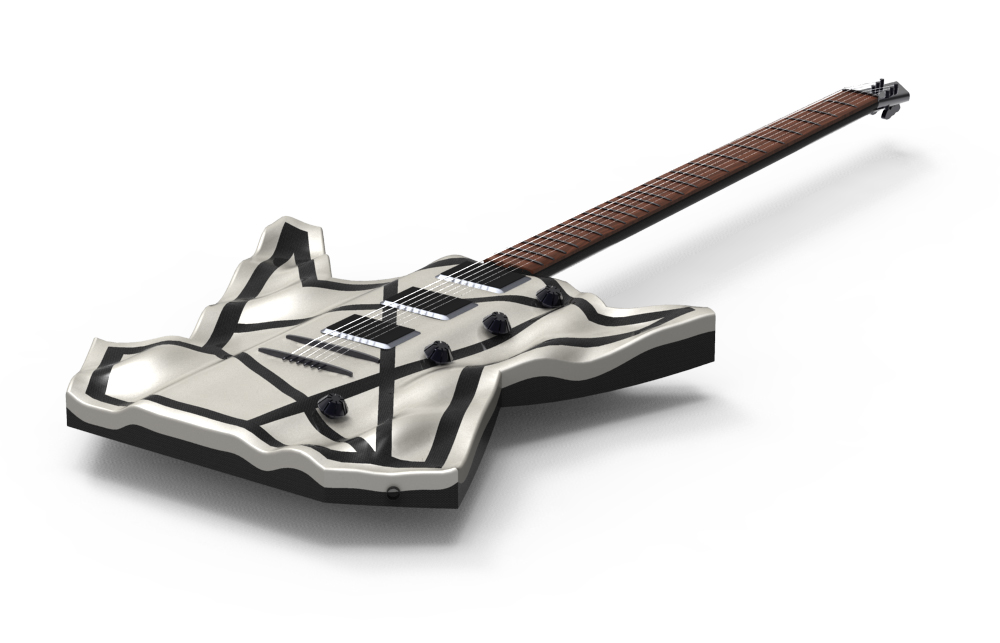 VH Wave Guitar by Justin Merrill at