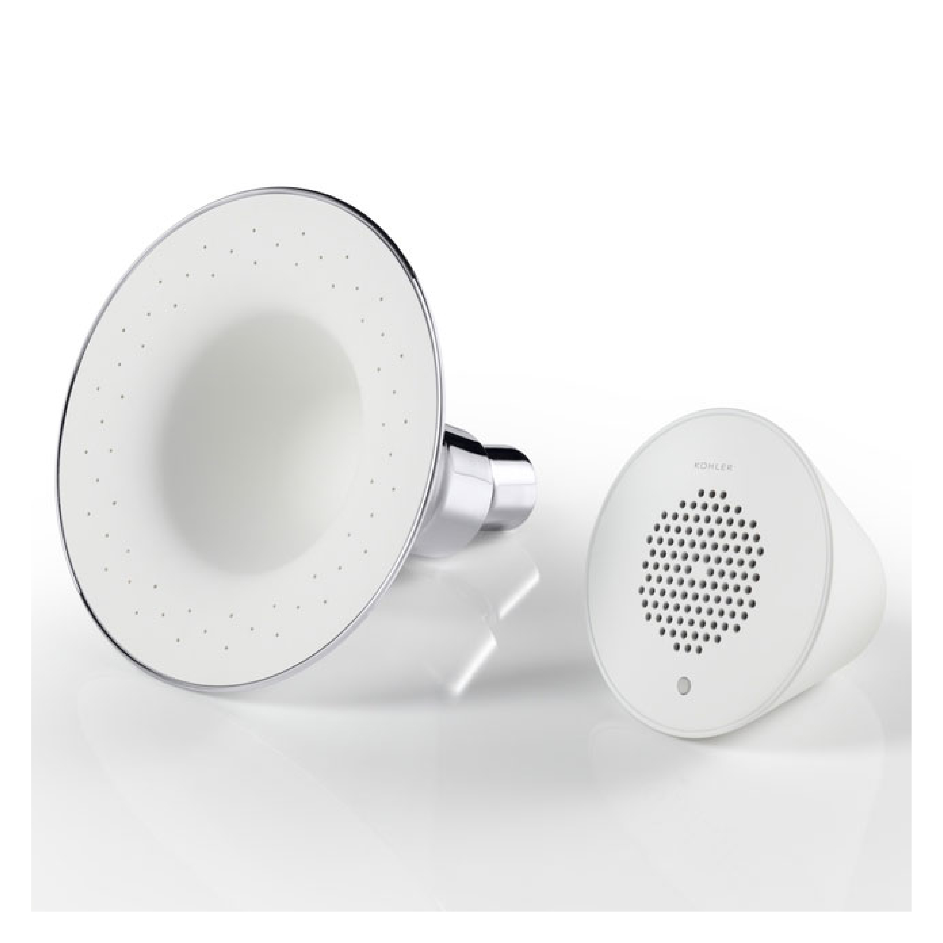 Kohler Moxie Showerhead with integrated bluetooth speaker by Ken