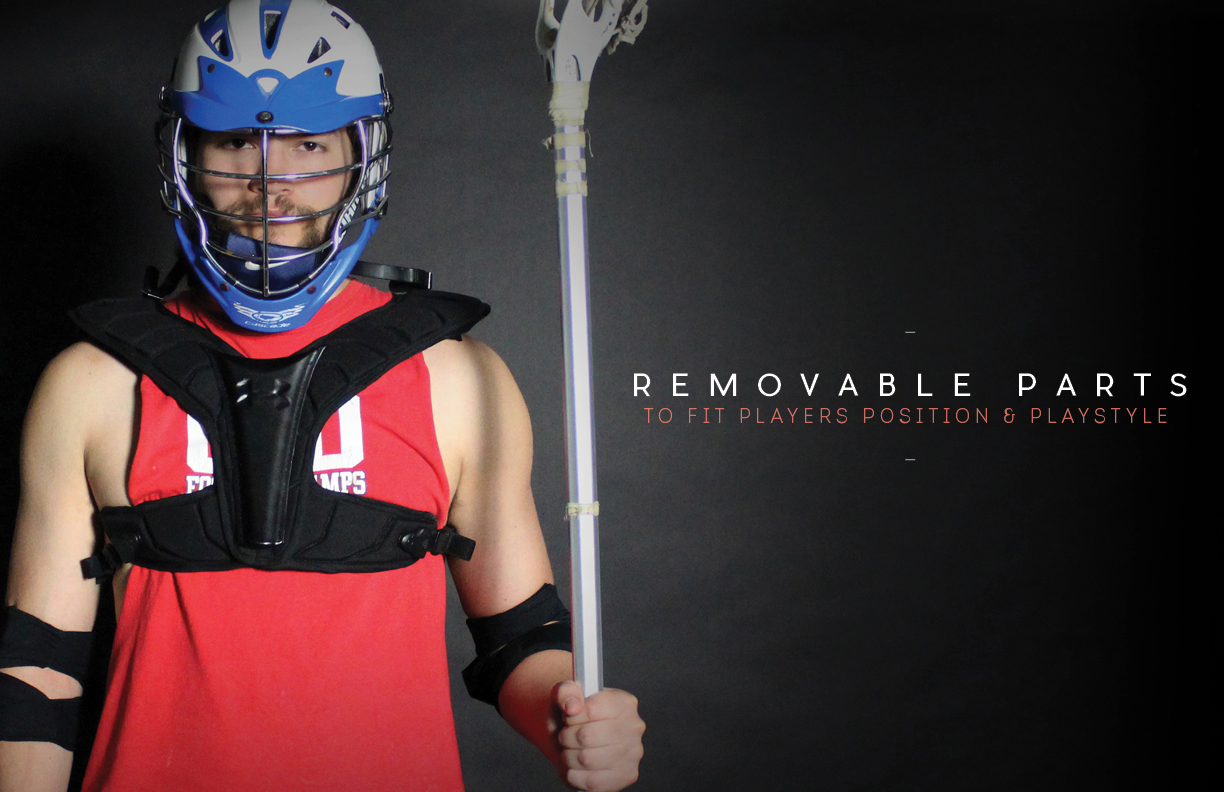 Modular Lacrosse Pads by Mike O'Brien at