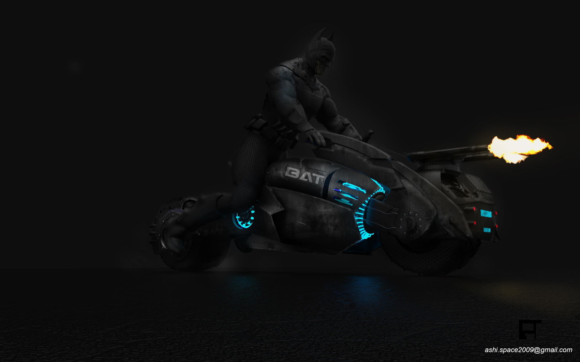 bat bike batman