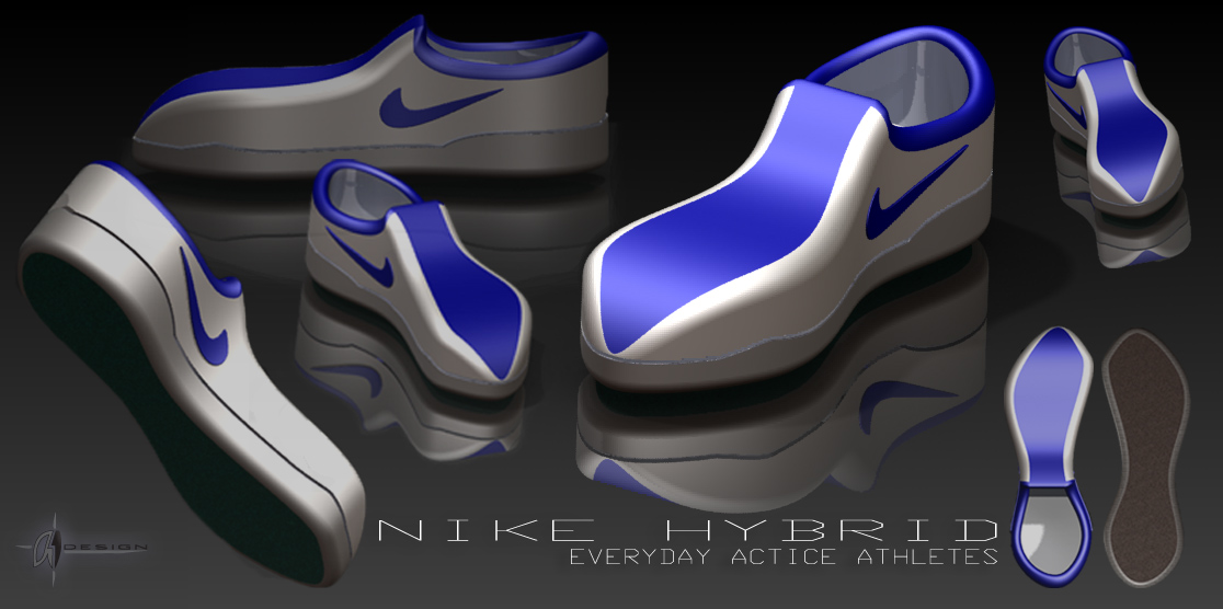 NIKE Hybrid Bend Shoe Concept by Ashir Khan at Coroflot.com
