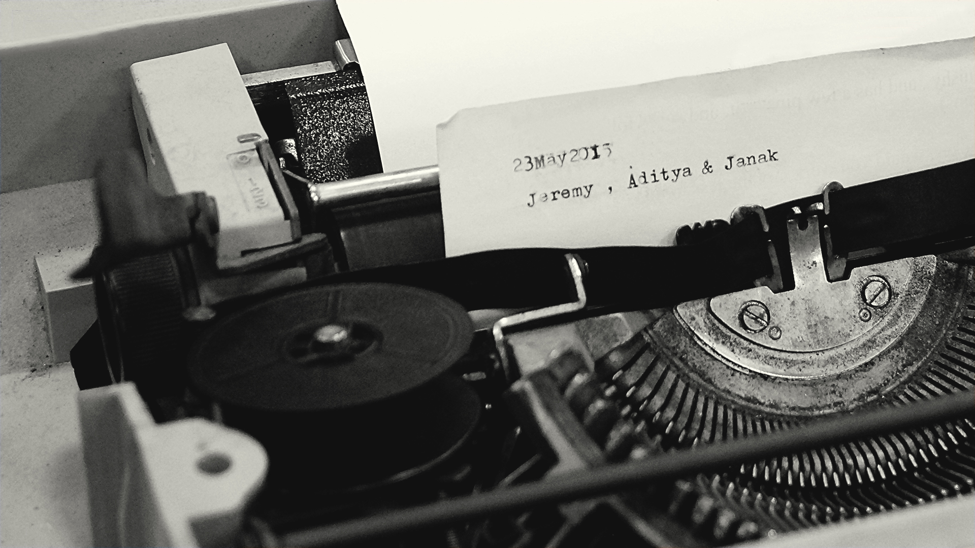 01 GODREJ, TYPEWRITER 2.0 THE START by JANAK CHUDASAMA at