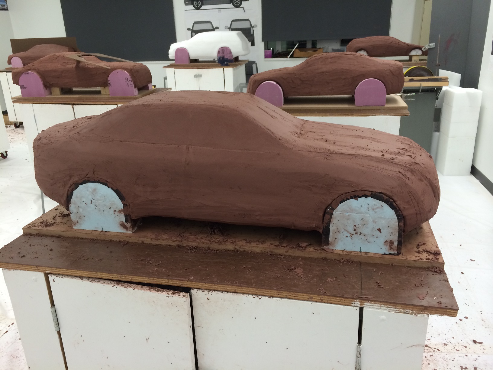 Clay Modeling Car by Jacob Stros at