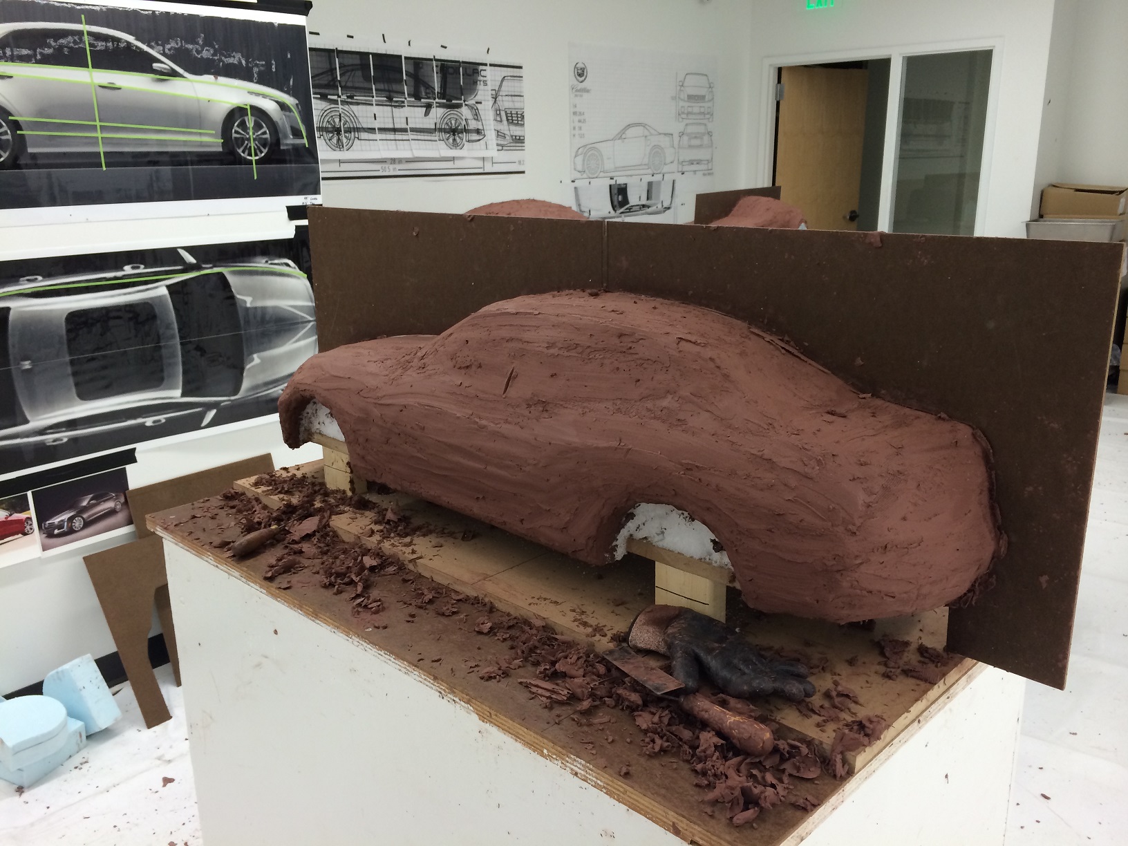 Clay Modeling Car by Jacob Stros at