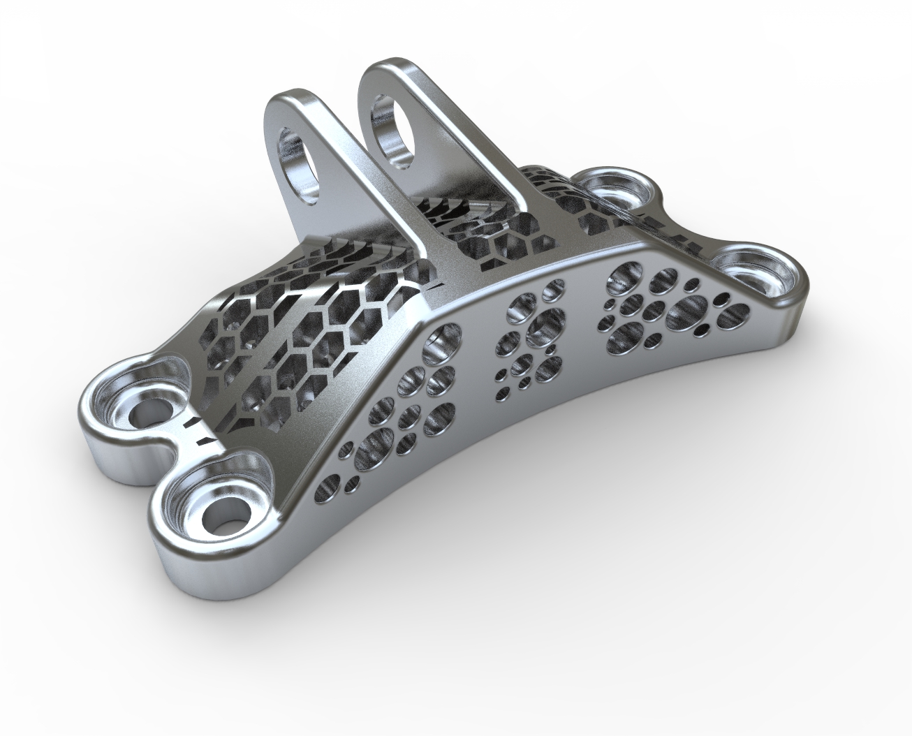 Jet Engine Bracket GE 3D Print Metal by Andrew Coyne at