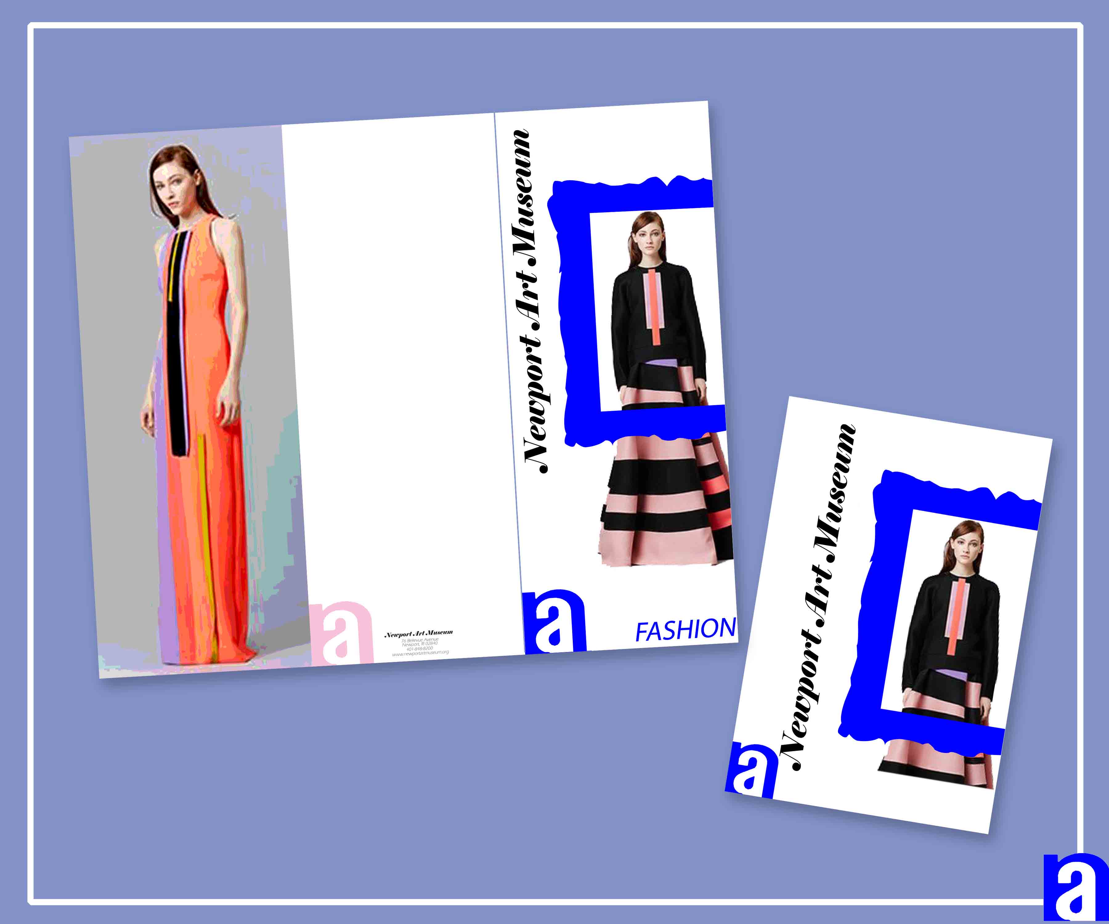 Newport Art Museum Brochure Postcard Idea by Richard Corina at