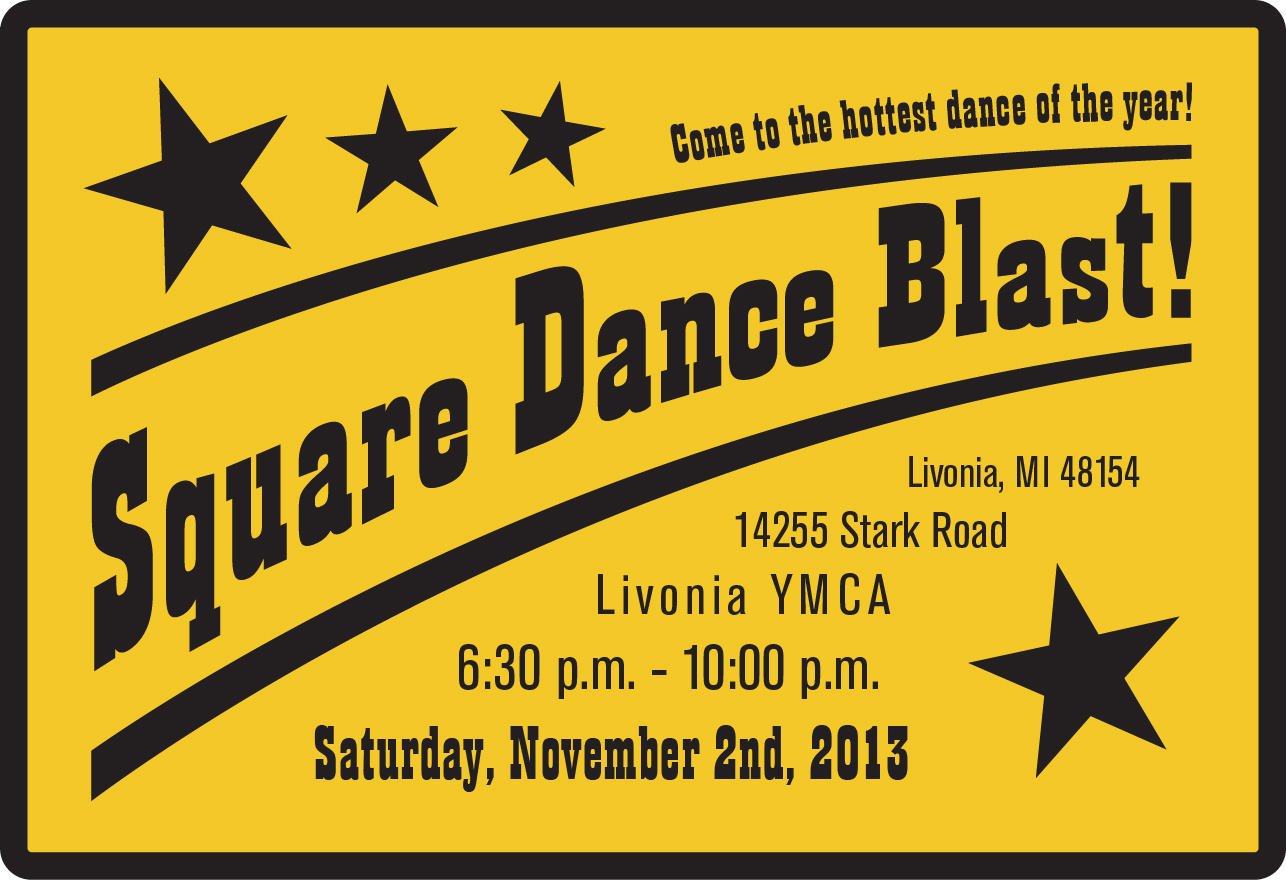 Square Dance logo by Christy Huff at